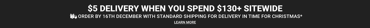 $5 Delivery When You Spend $130+ Sitewide
