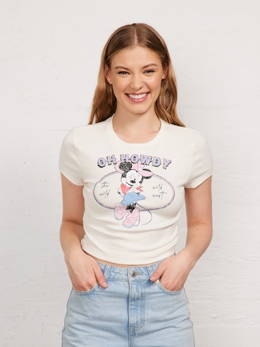 Minnie Mouse Baby Tee                                                                                                           