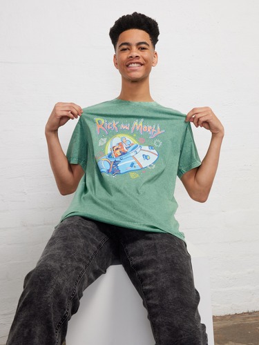 Rick + Morty Spaceship Tee                                                                                                      