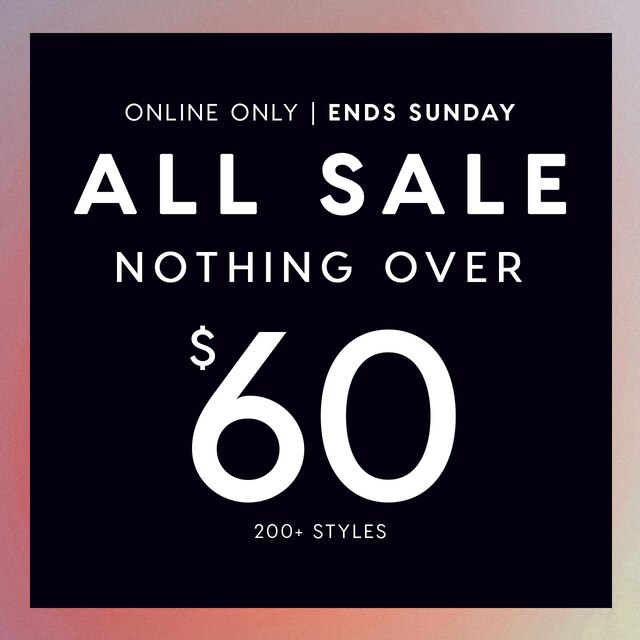 All Sale Nothing over $60