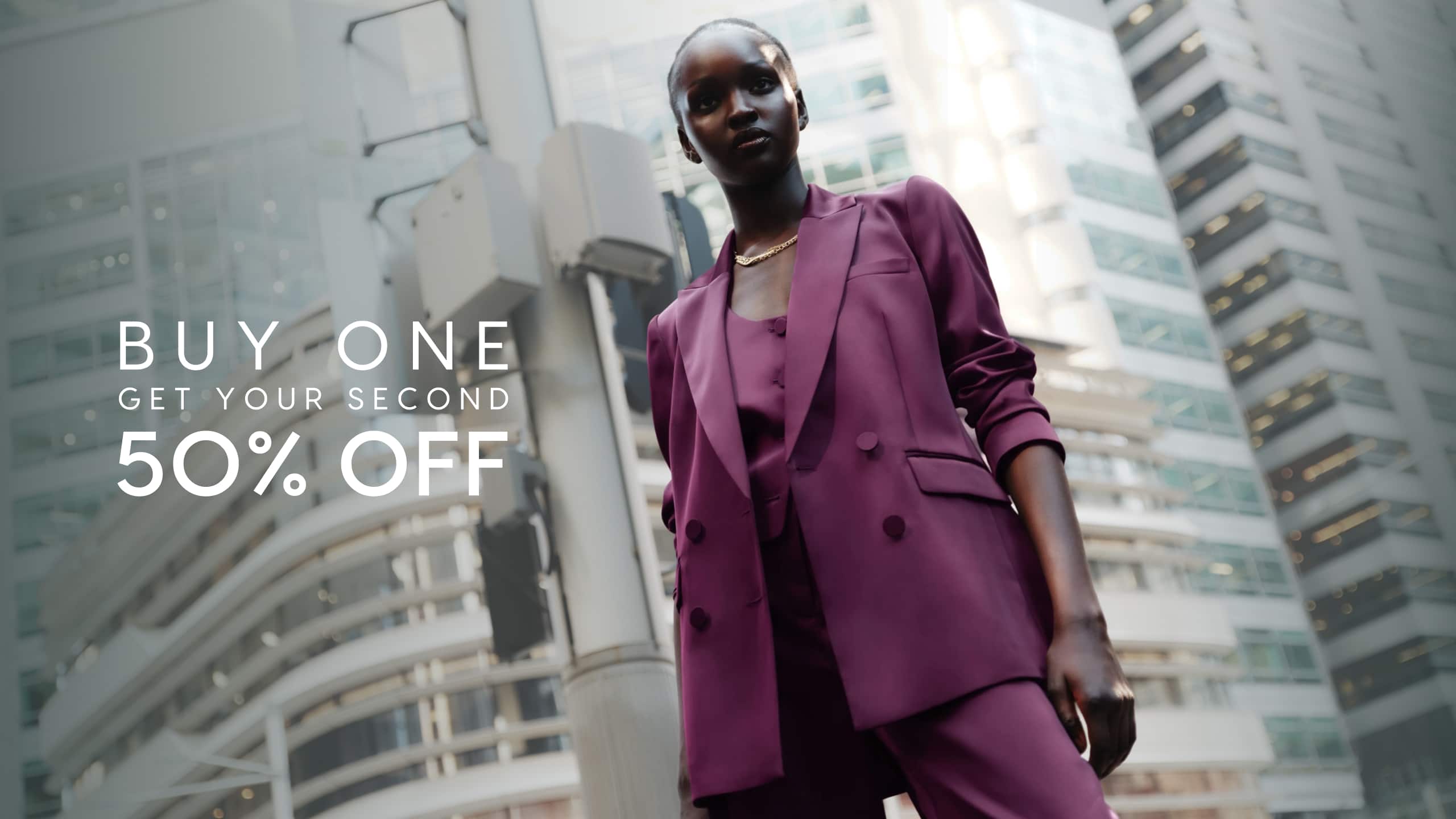 Buy One Get Your Second 50% Off.