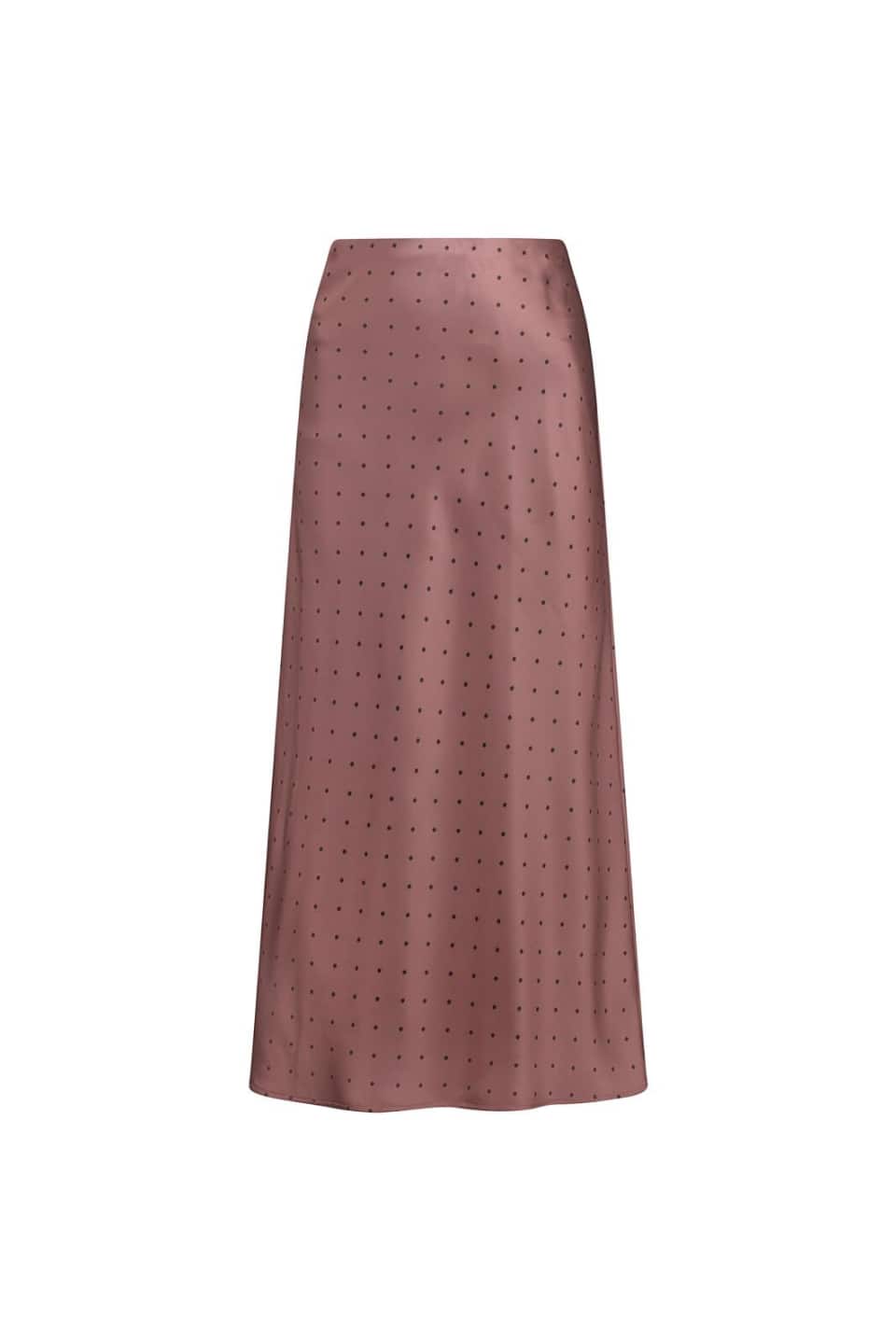 Structured Spot Slip Skirt