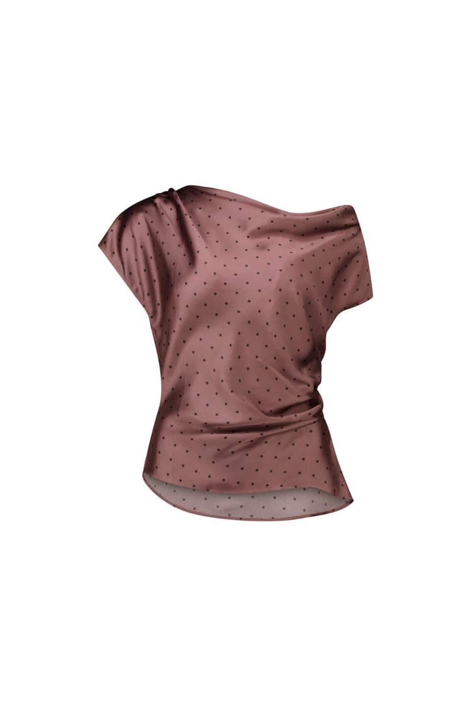 Scarlett Tipped Shoulder Top
