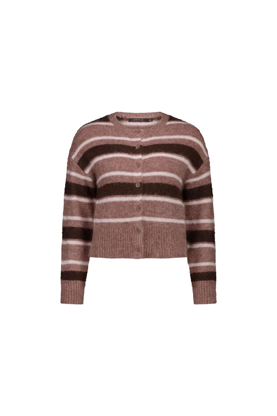 Maddy Fluffy Striped Cardigan
