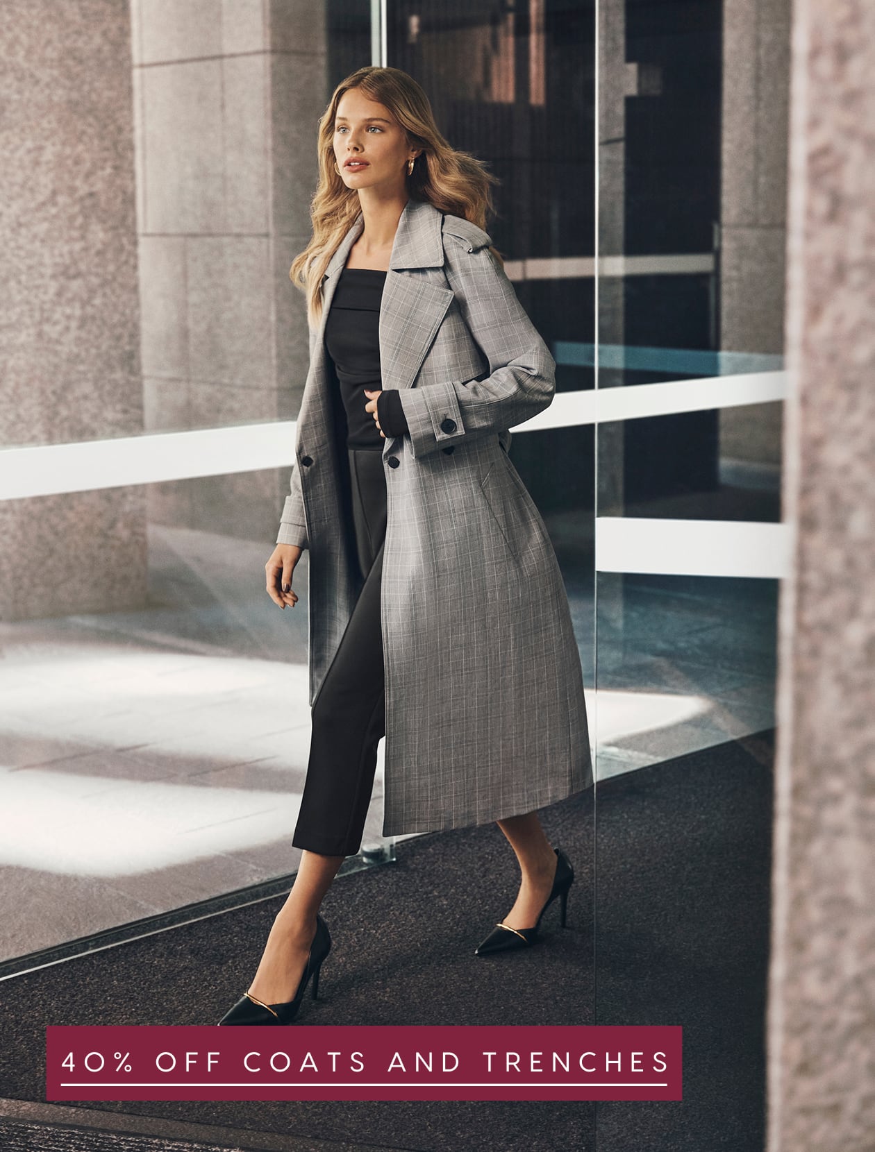 40% Off Coats and Trenches