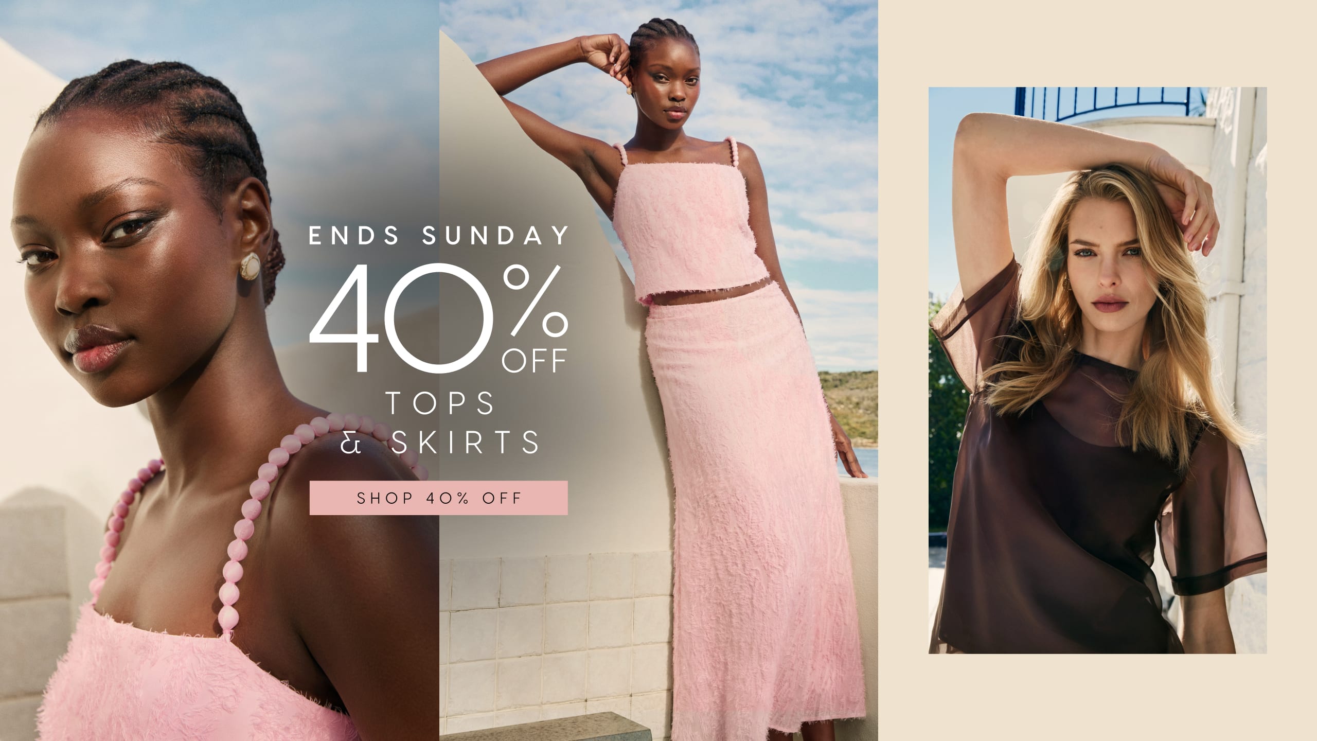 Ends Sunday. 40% Off Tops & Skirts. Shop 40% Off.