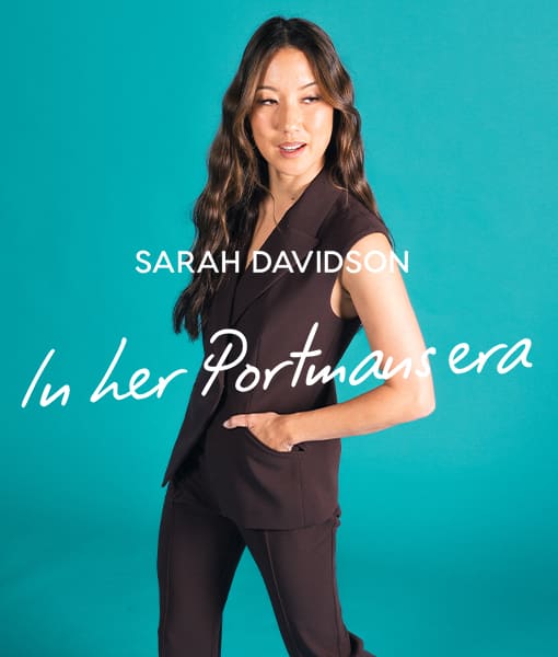 Sarah Davidson in her Portmans era