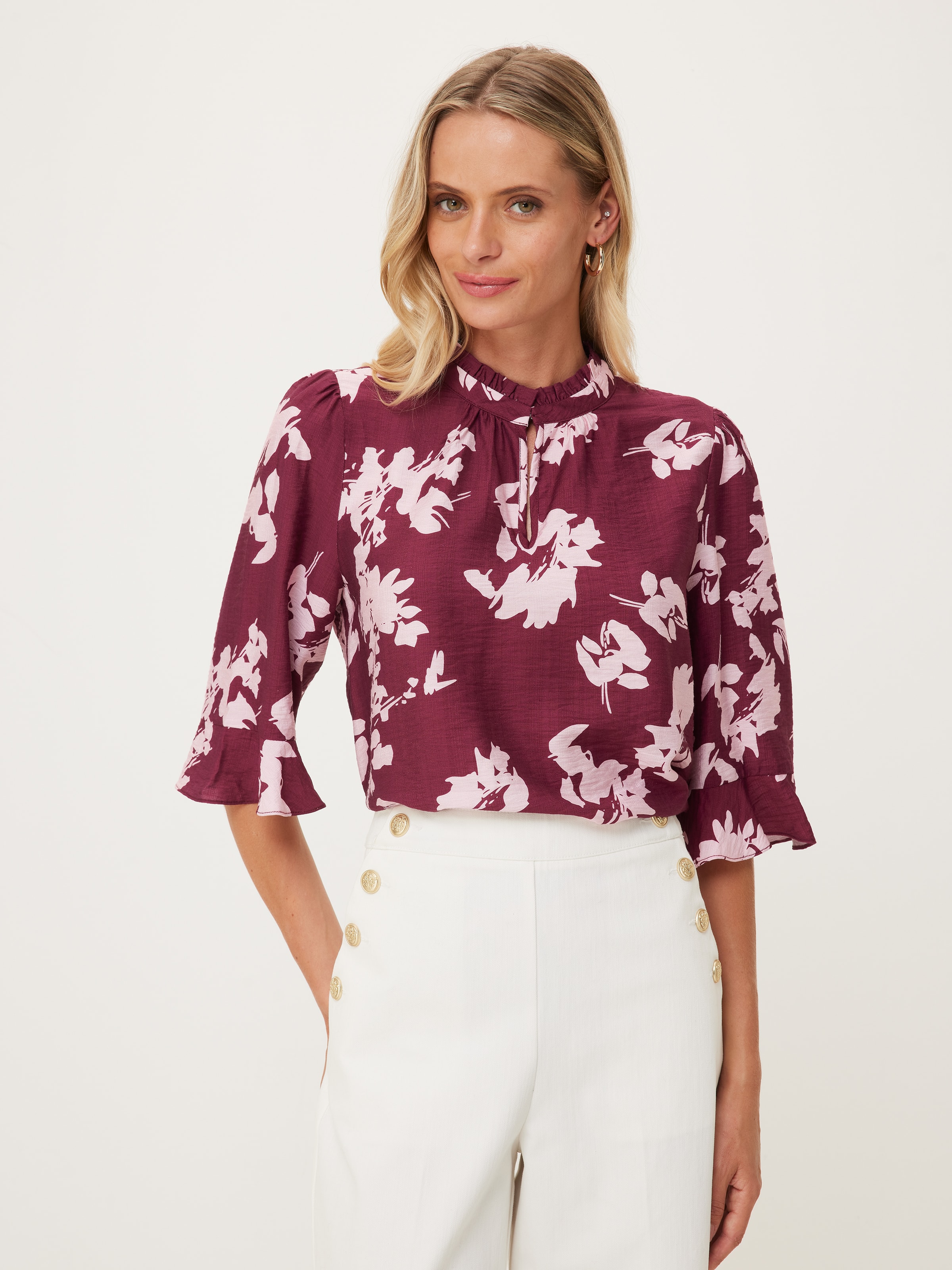 Flutter Sleeve Top