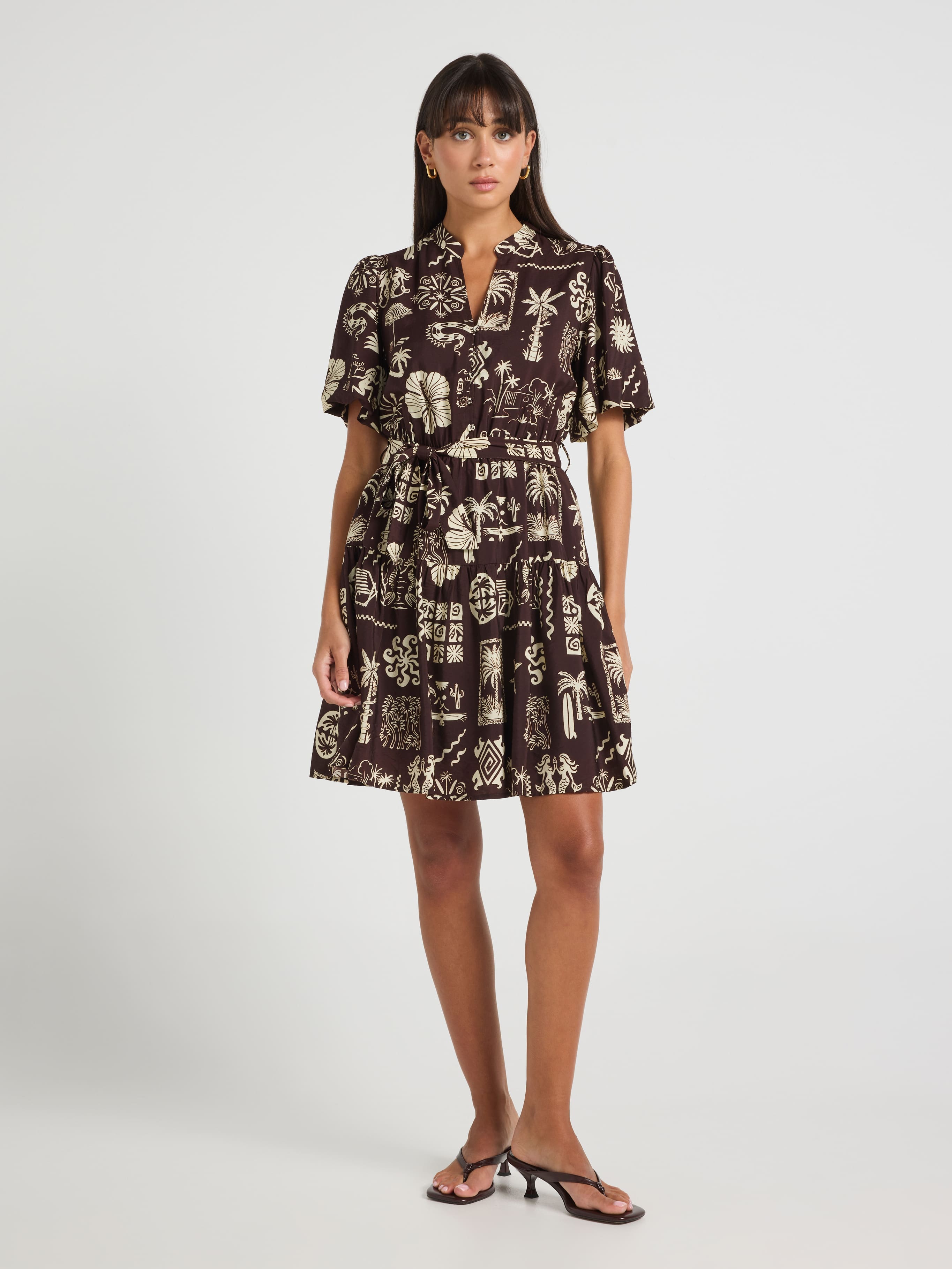 Stella Puff Sleeve Mini Dress