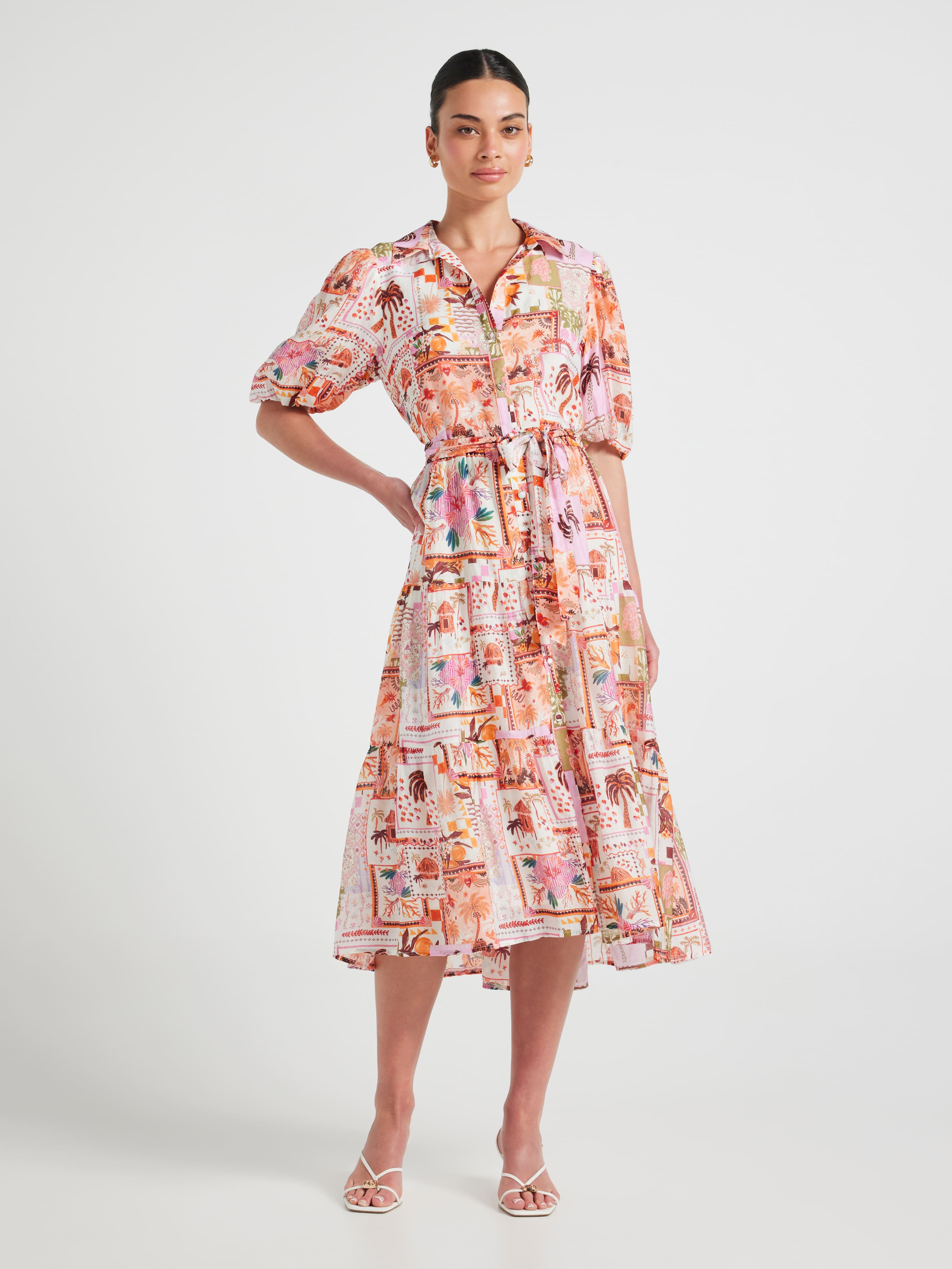 Andy Puff Sleeve Maxi Dress