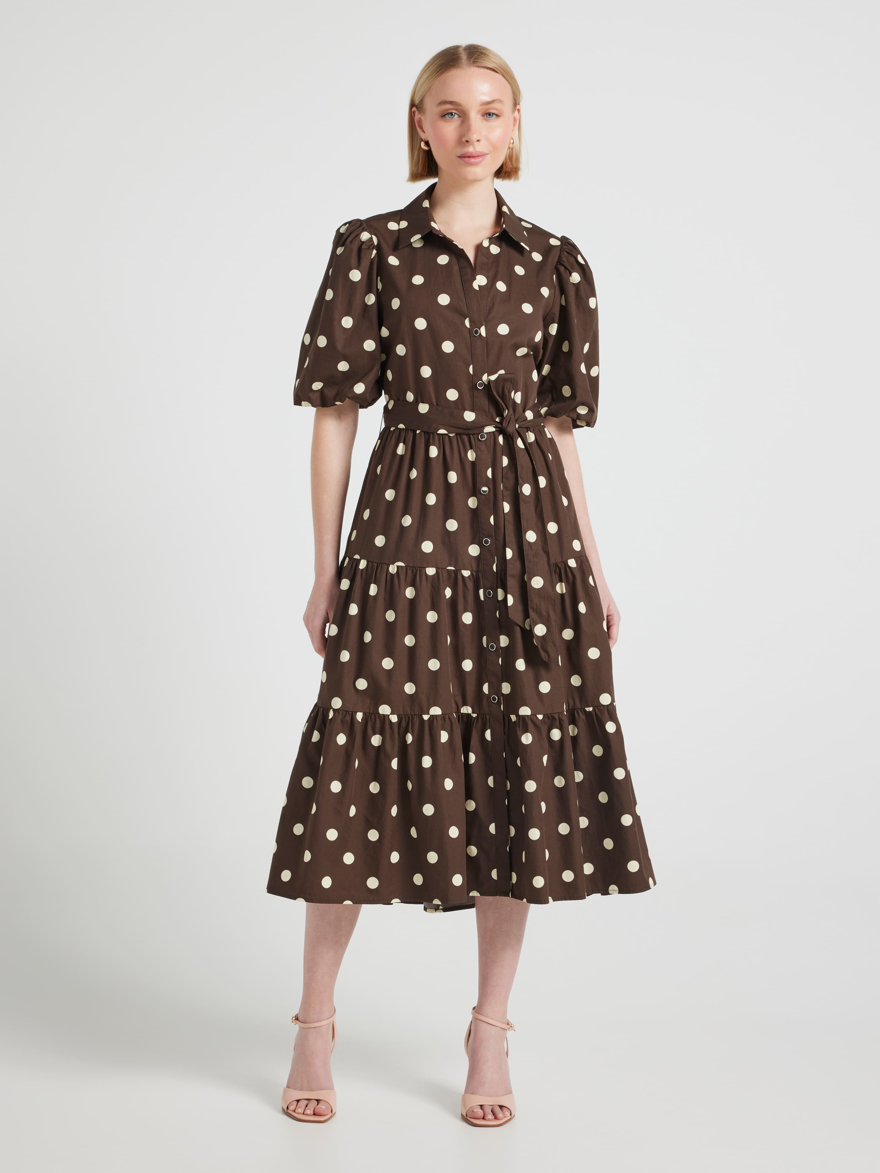 Andy Puff Sleeve Maxi Dress