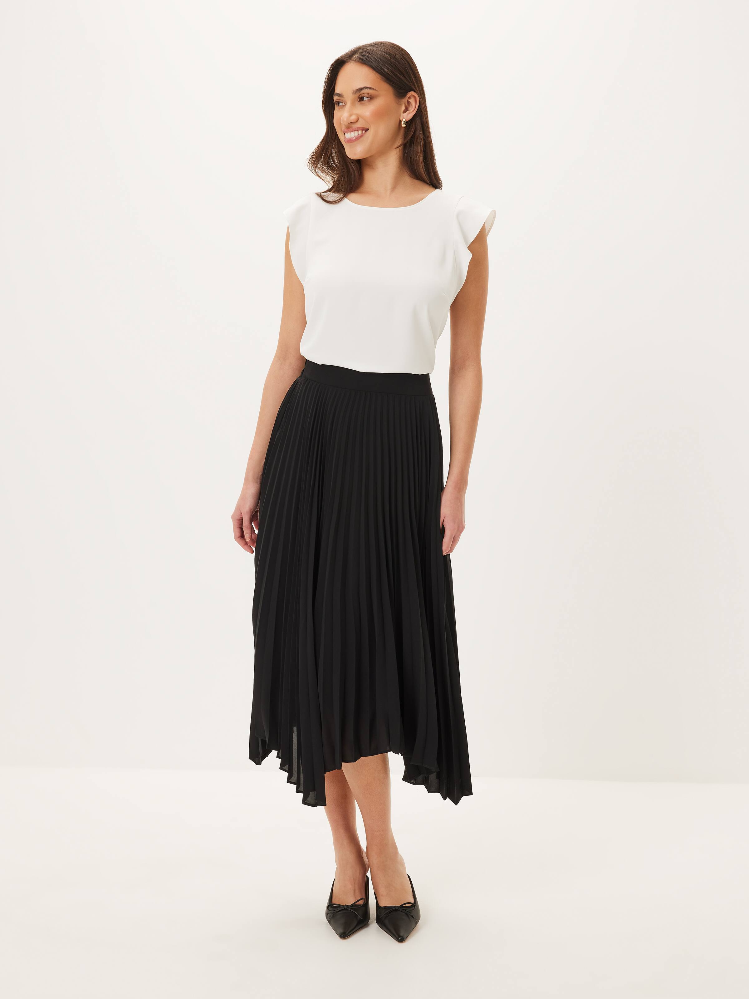 Hope Hanky Hem Pleated Skirt