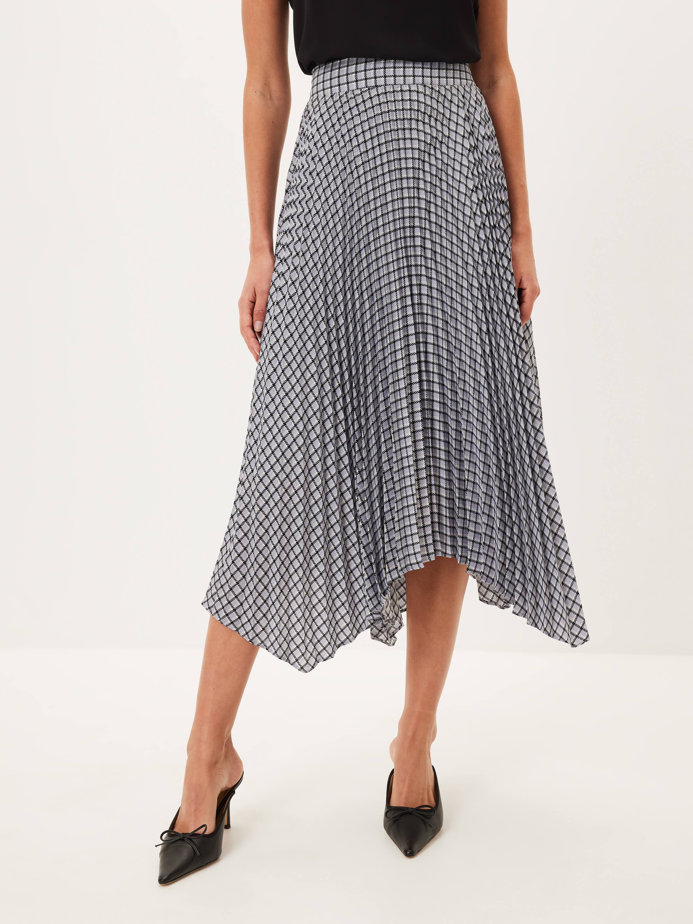 Hope Hanky Hem Pleated Skirt
