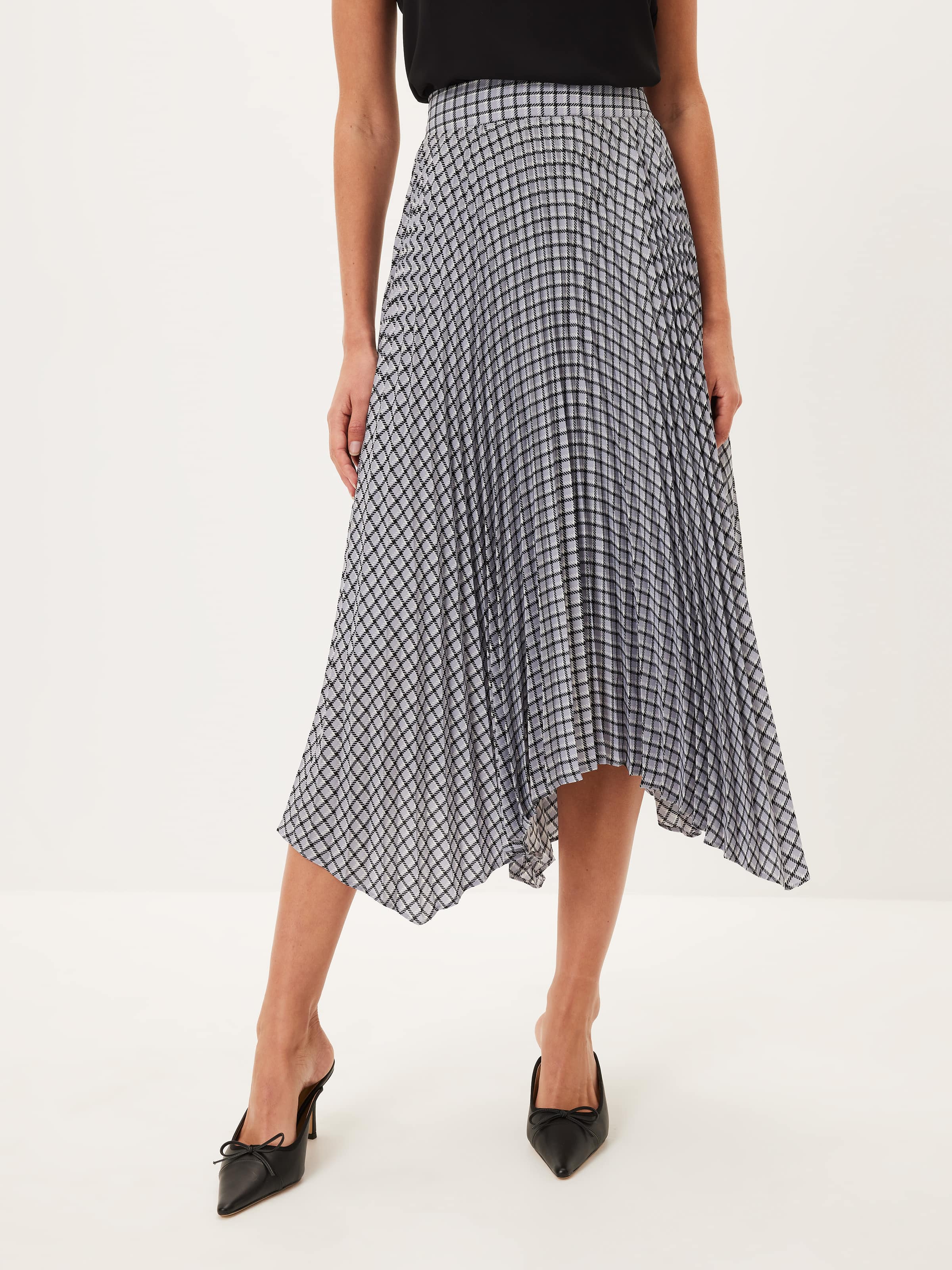 Hope Hanky Hem Pleated Skirt