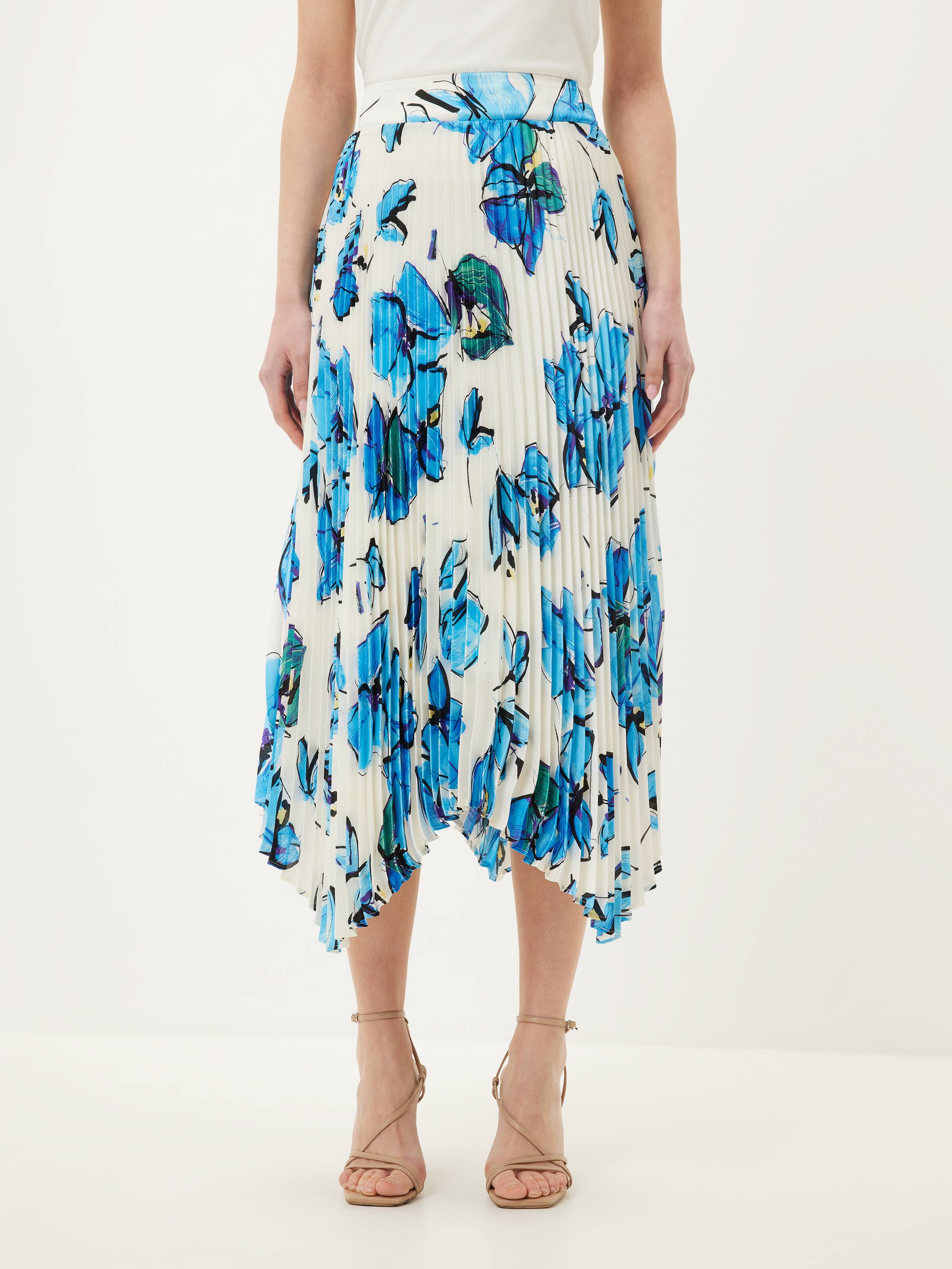 Hope Hanky Hem Pleated Skirt