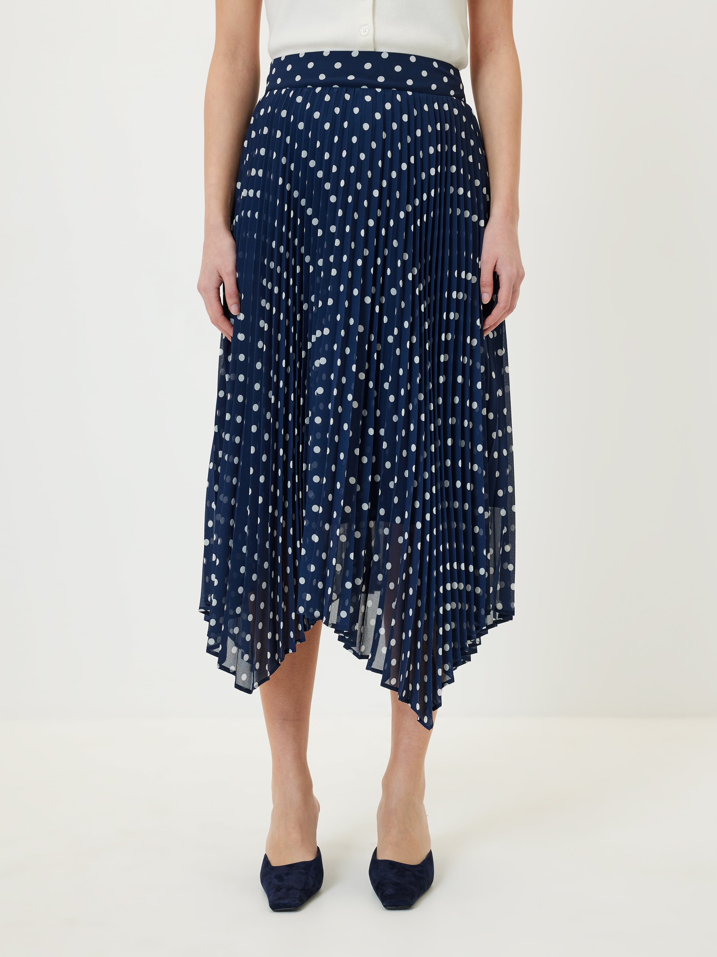 Hope Hanky Hem Pleated Skirt