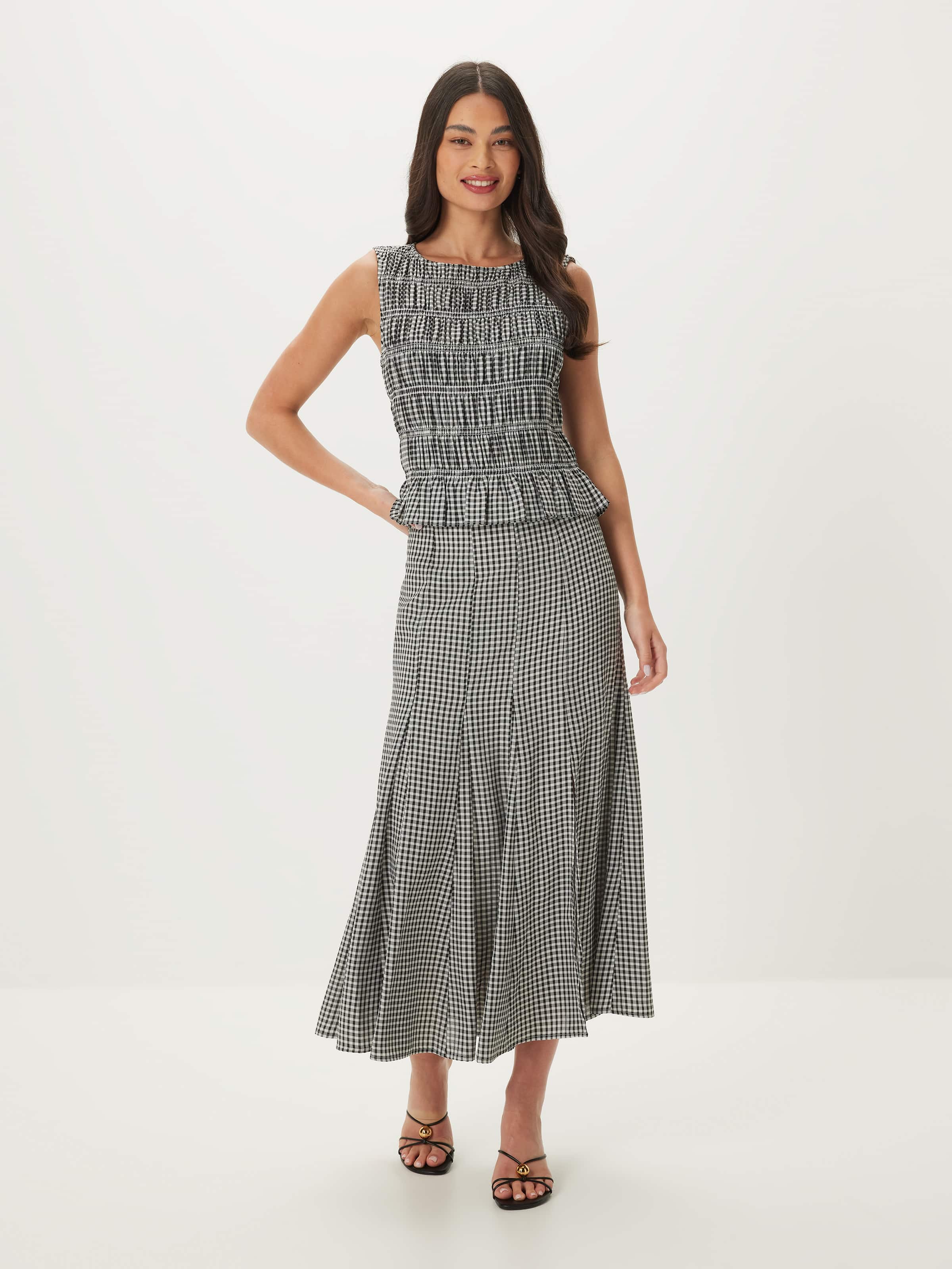 Go Get Em Gingham Skirt