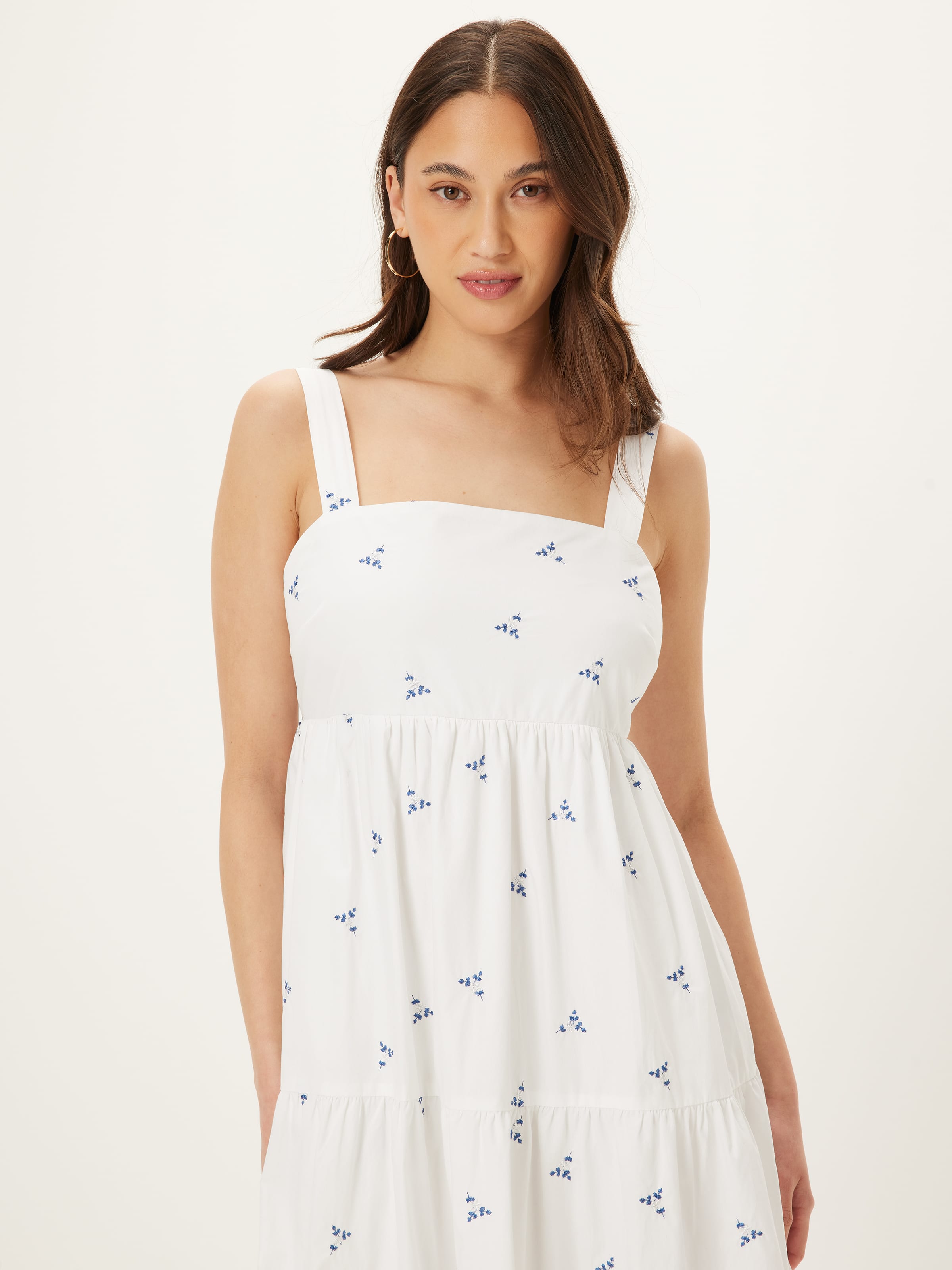 Madison Tiered Strappy Midi Dress