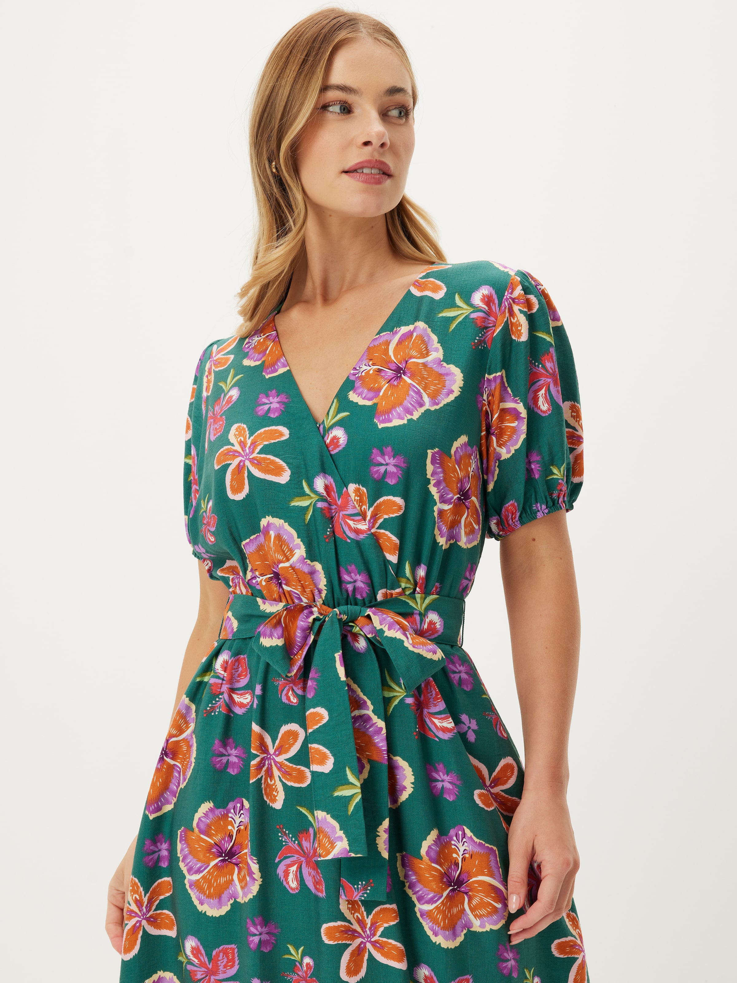 Wanda Wrap Midi Dress
