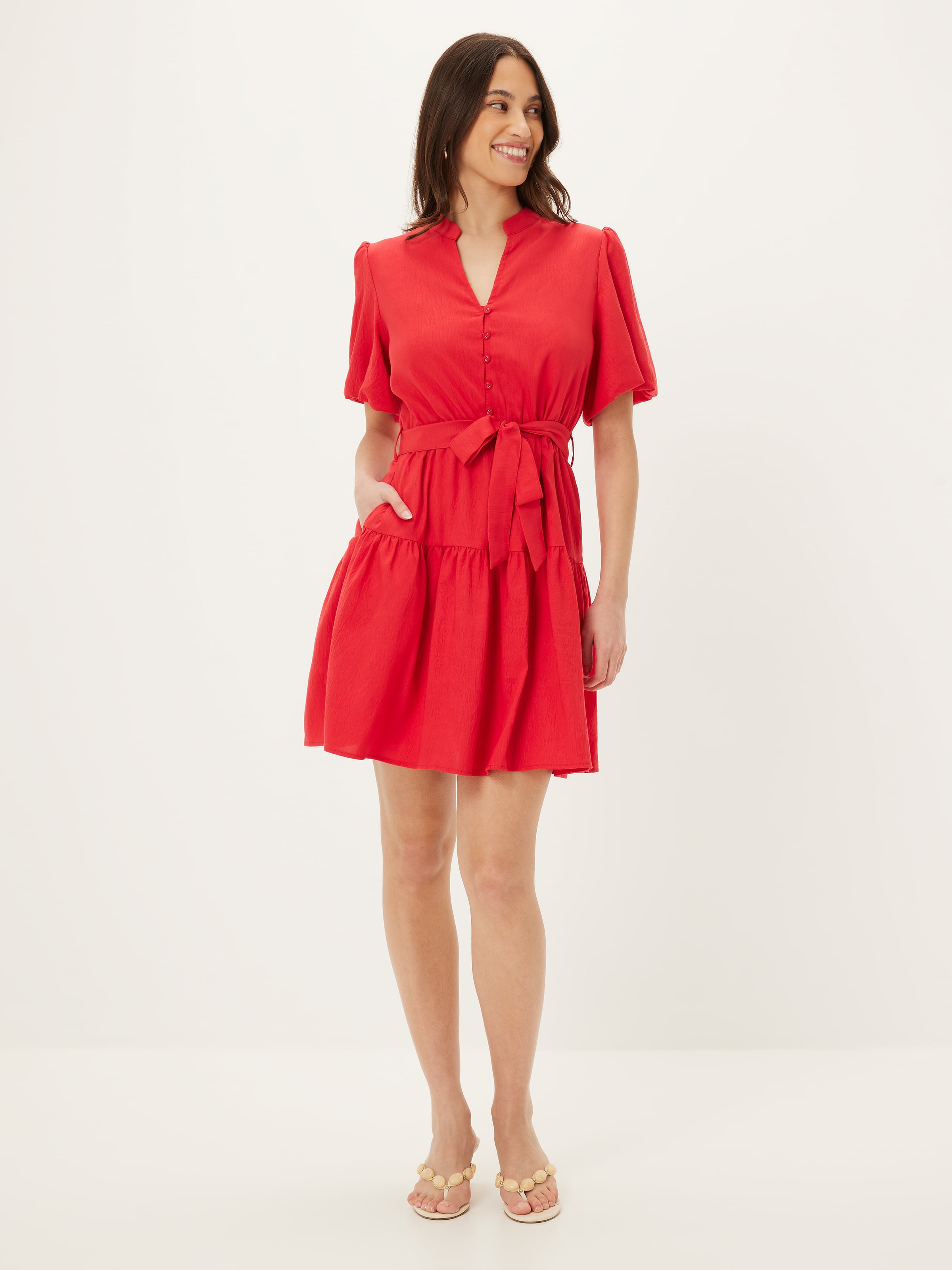 Stella Puff Sleeve Mini Dress