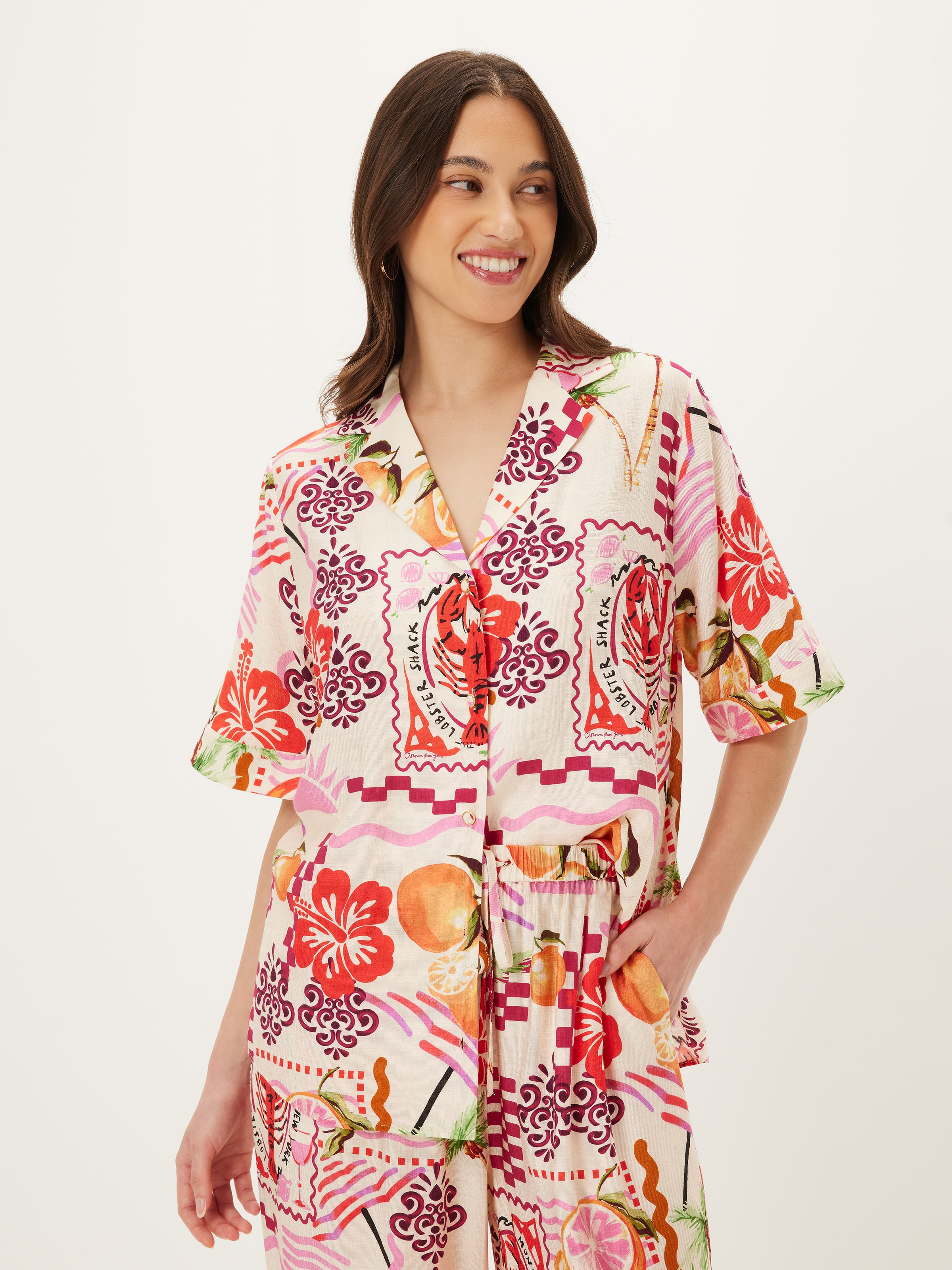 Tara Twill Short Sleeve Shirt