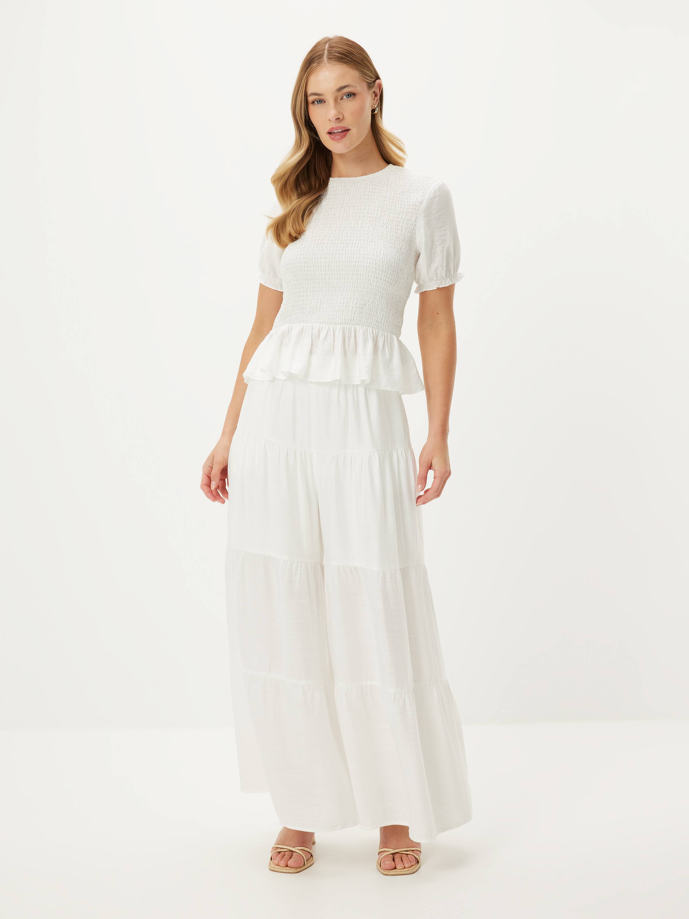 Sienna Shirred Woven Top