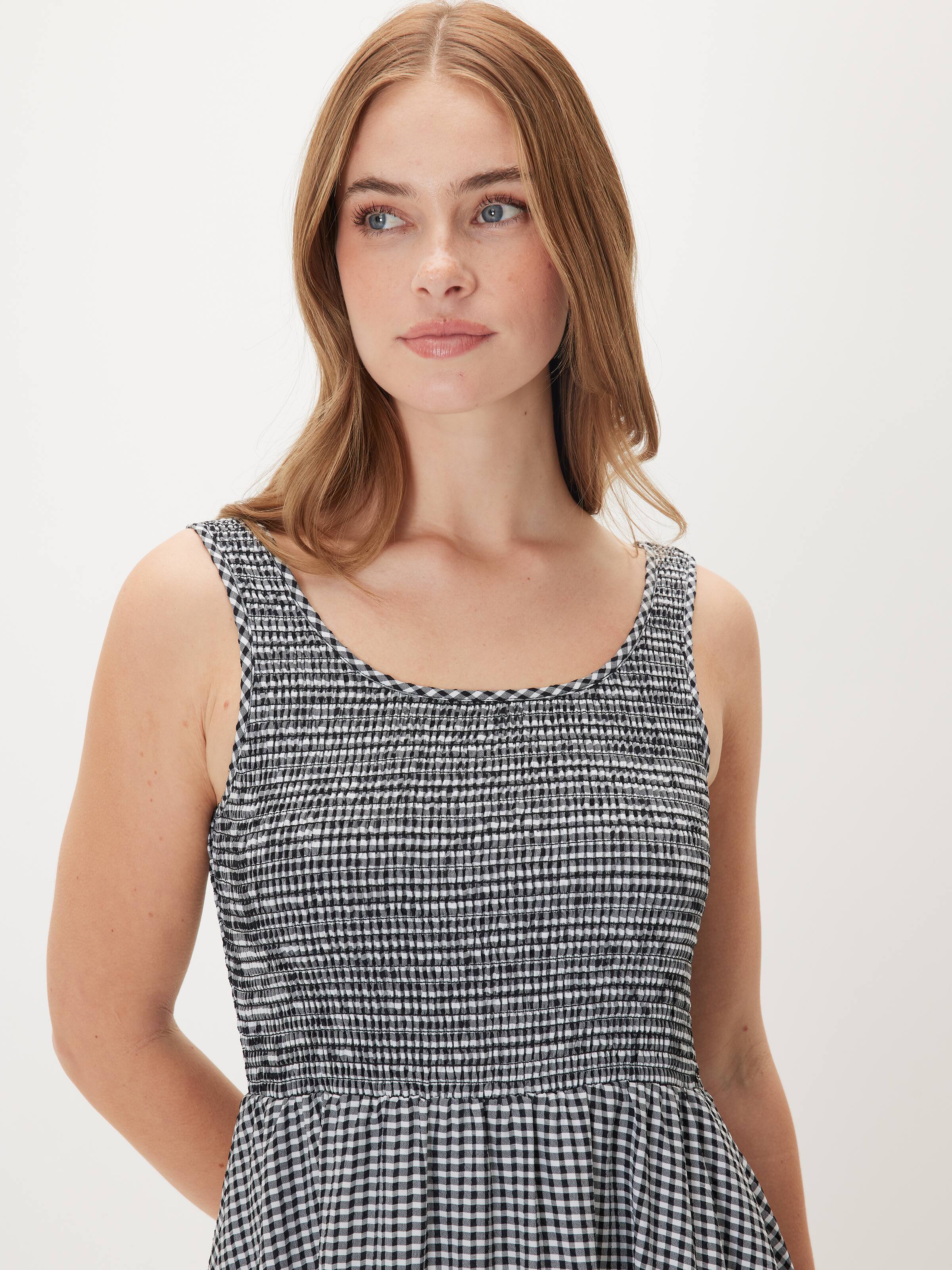 Sally Shirred Dress