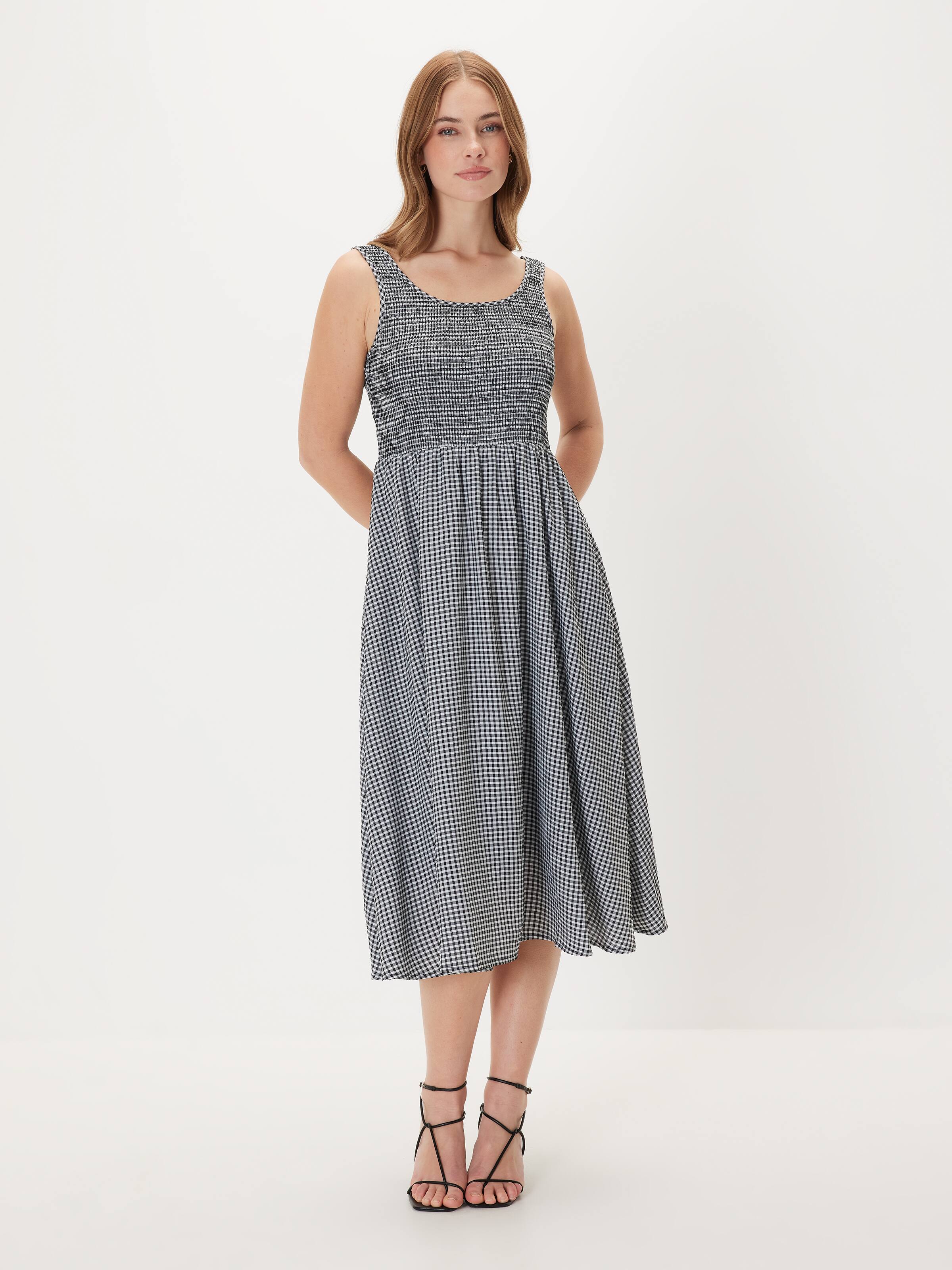 Sally Shirred Dress