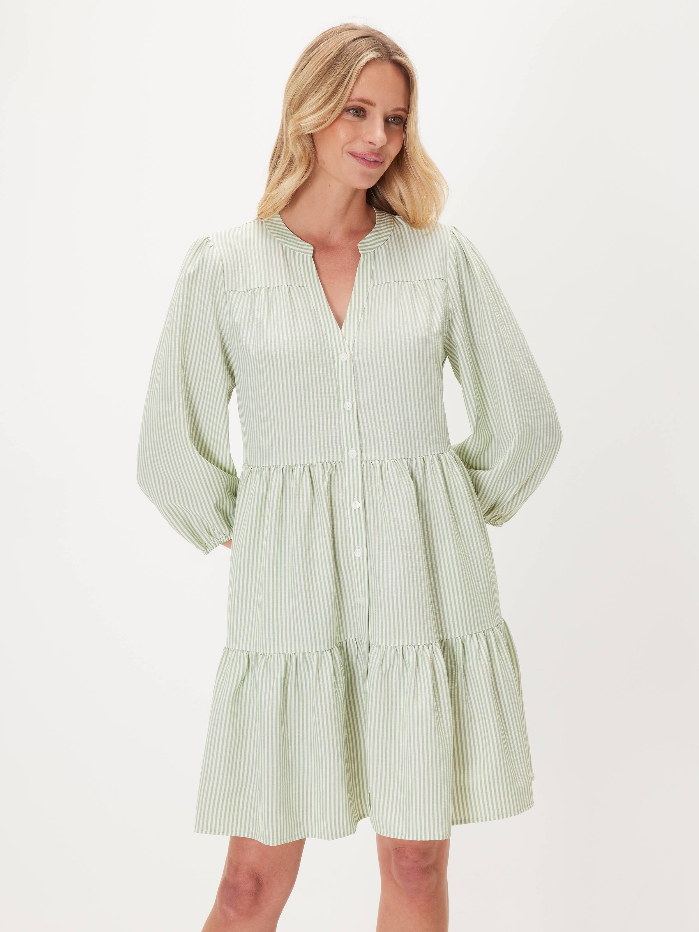 Ellie Tiered Shirt Dress