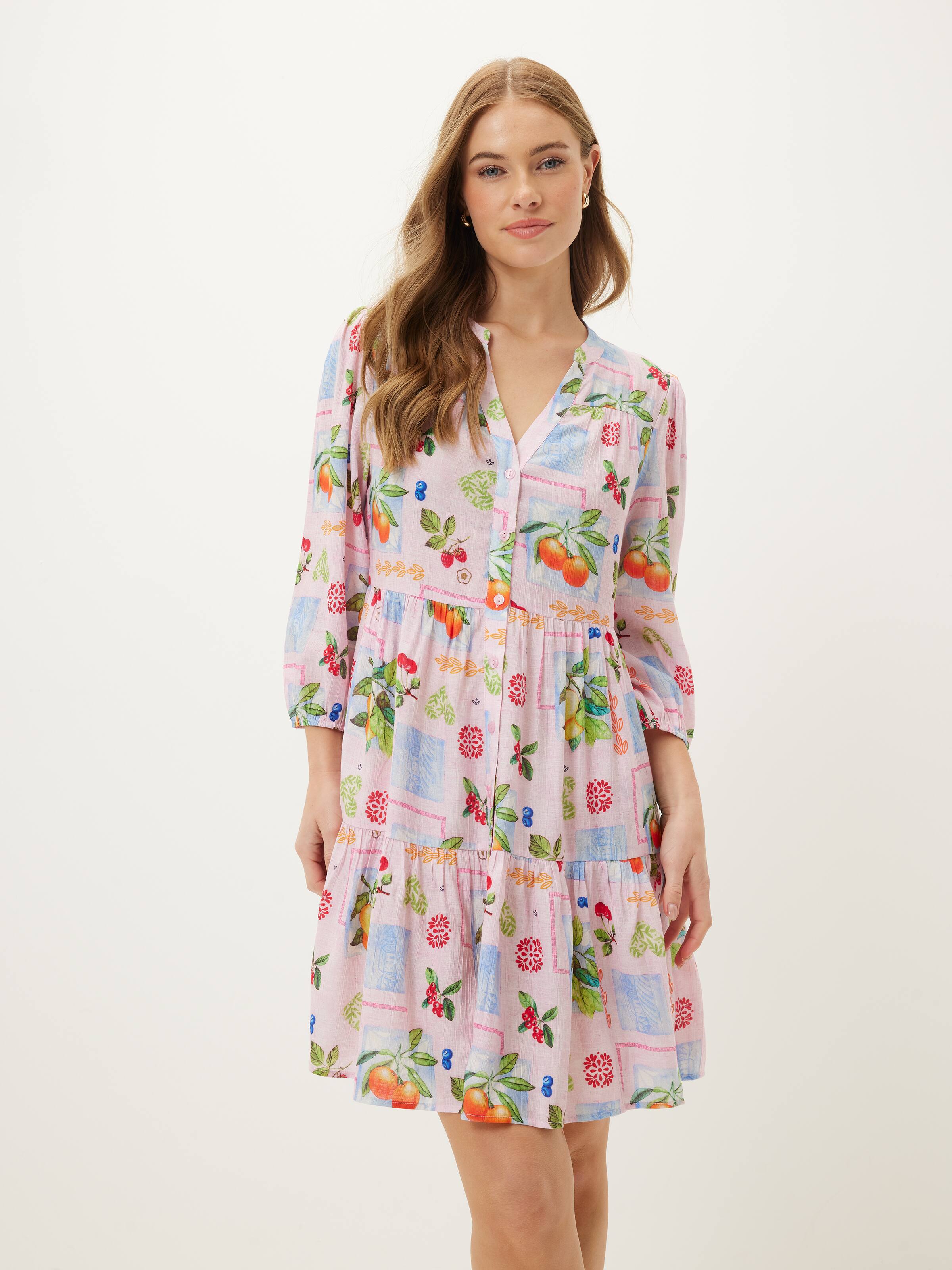 Ellie Tiered Shirt Dress