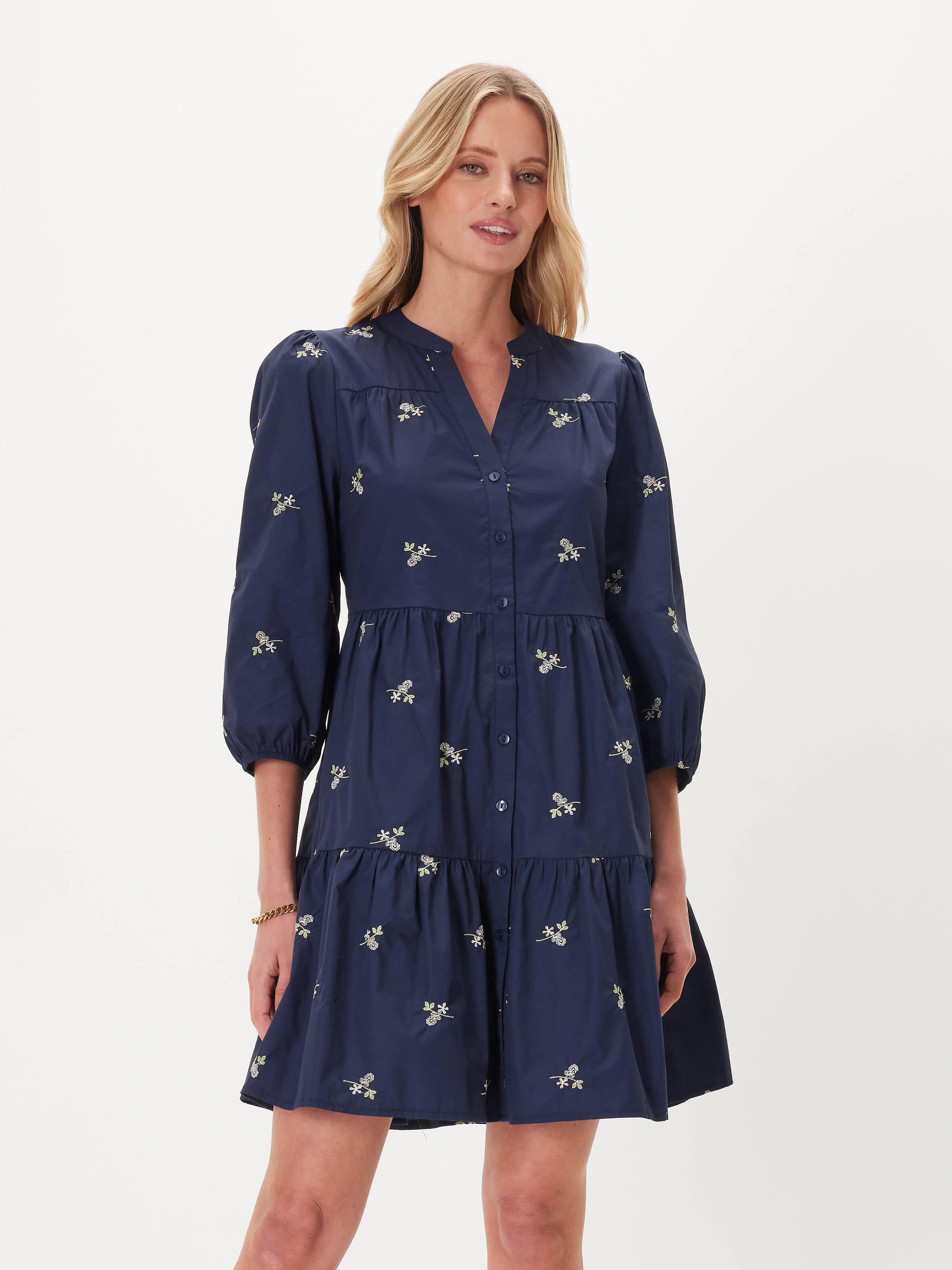 Ellie Tiered Shirt Dress