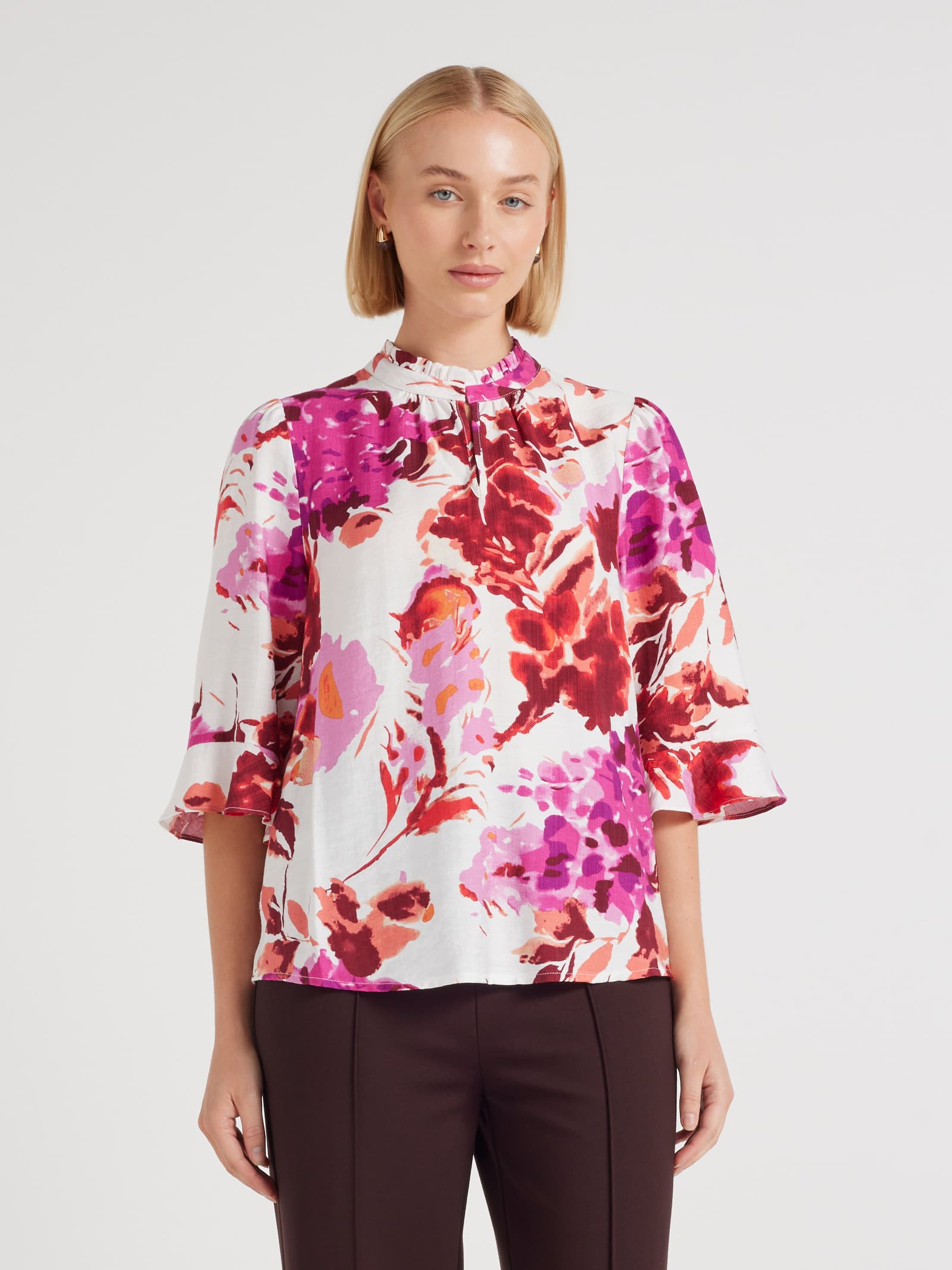 Fifi Flutter Sleeve Top