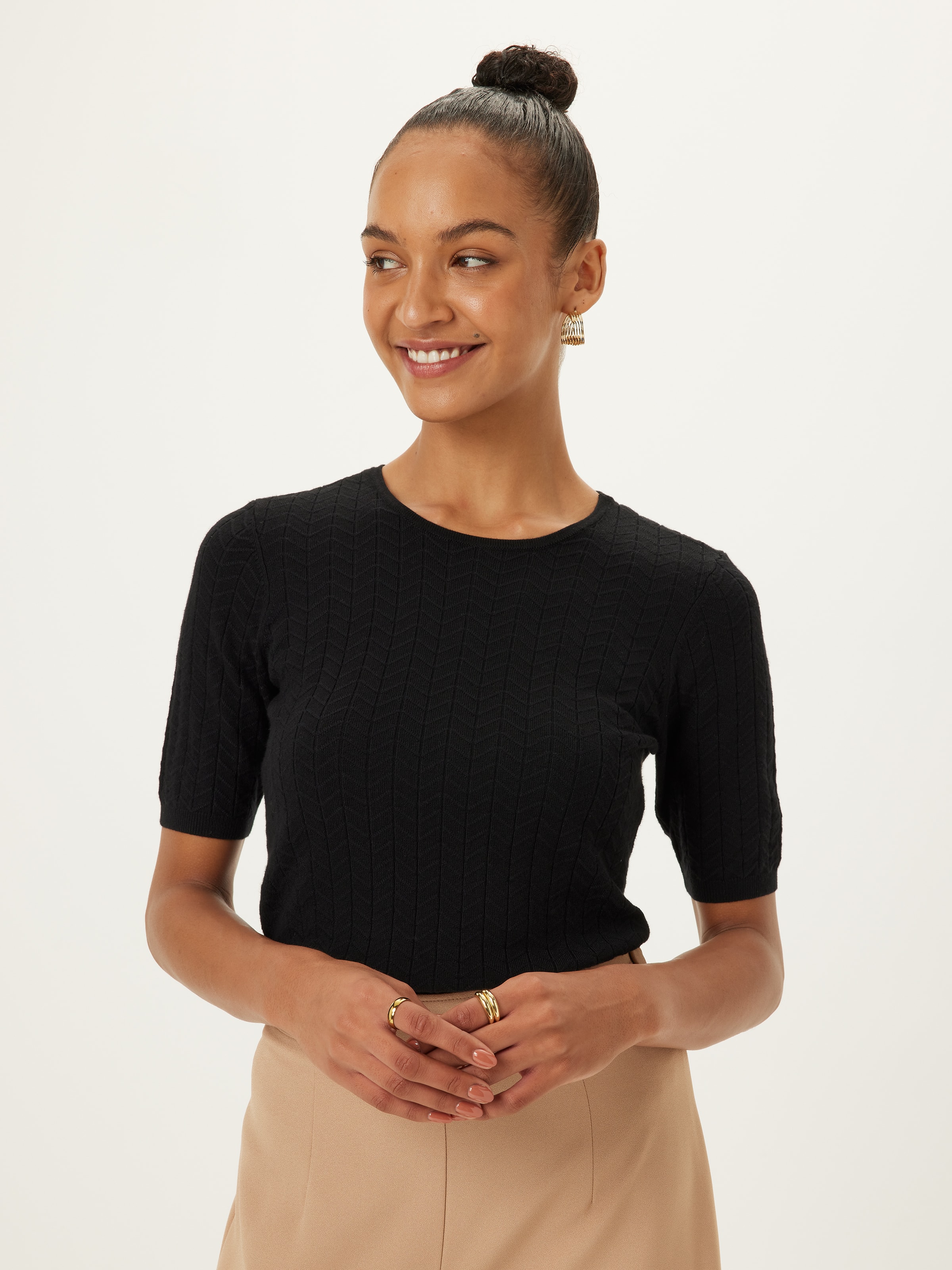 Helen Short Sleeve Knit