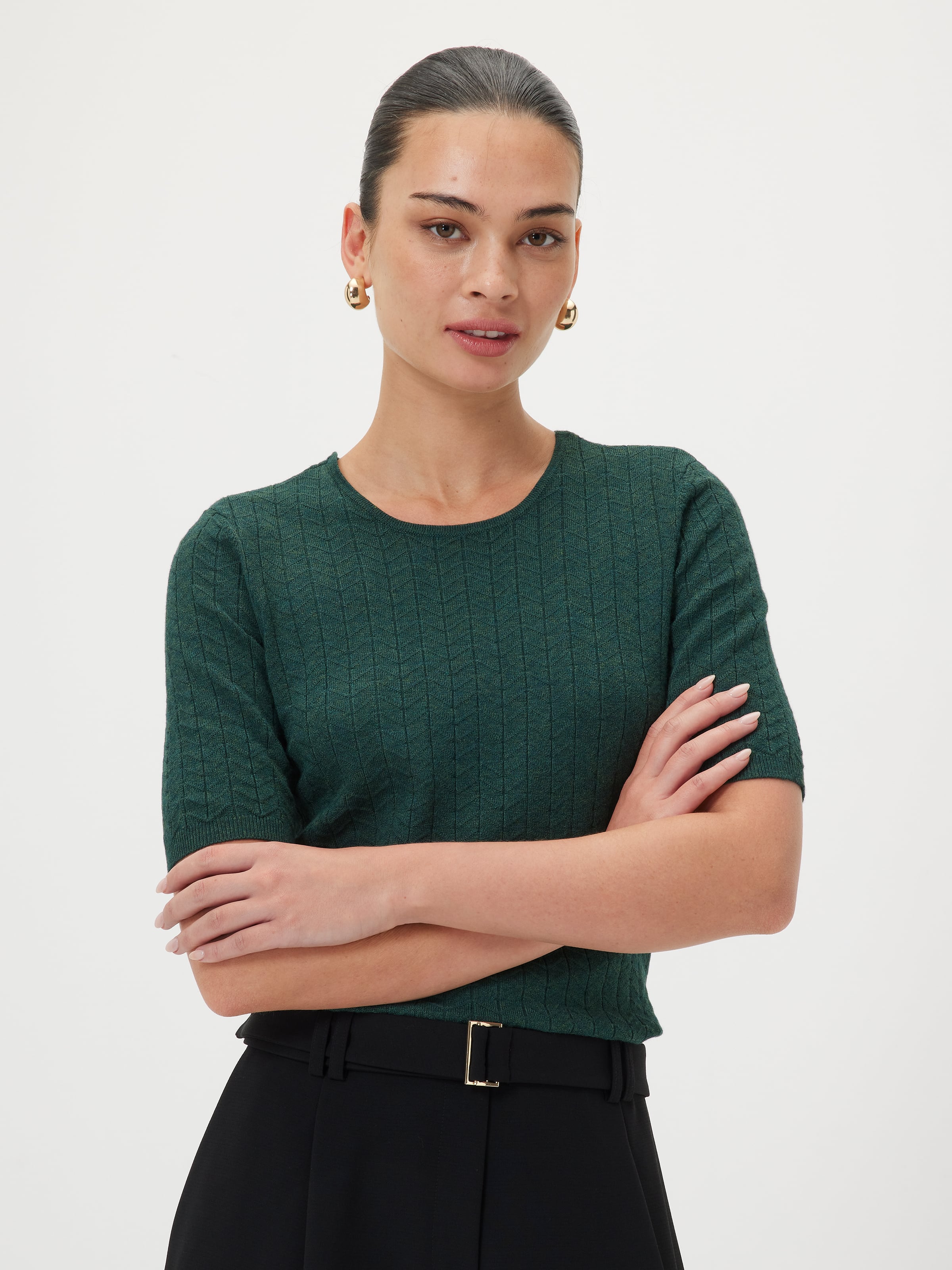 Helen Short Sleeve Knit