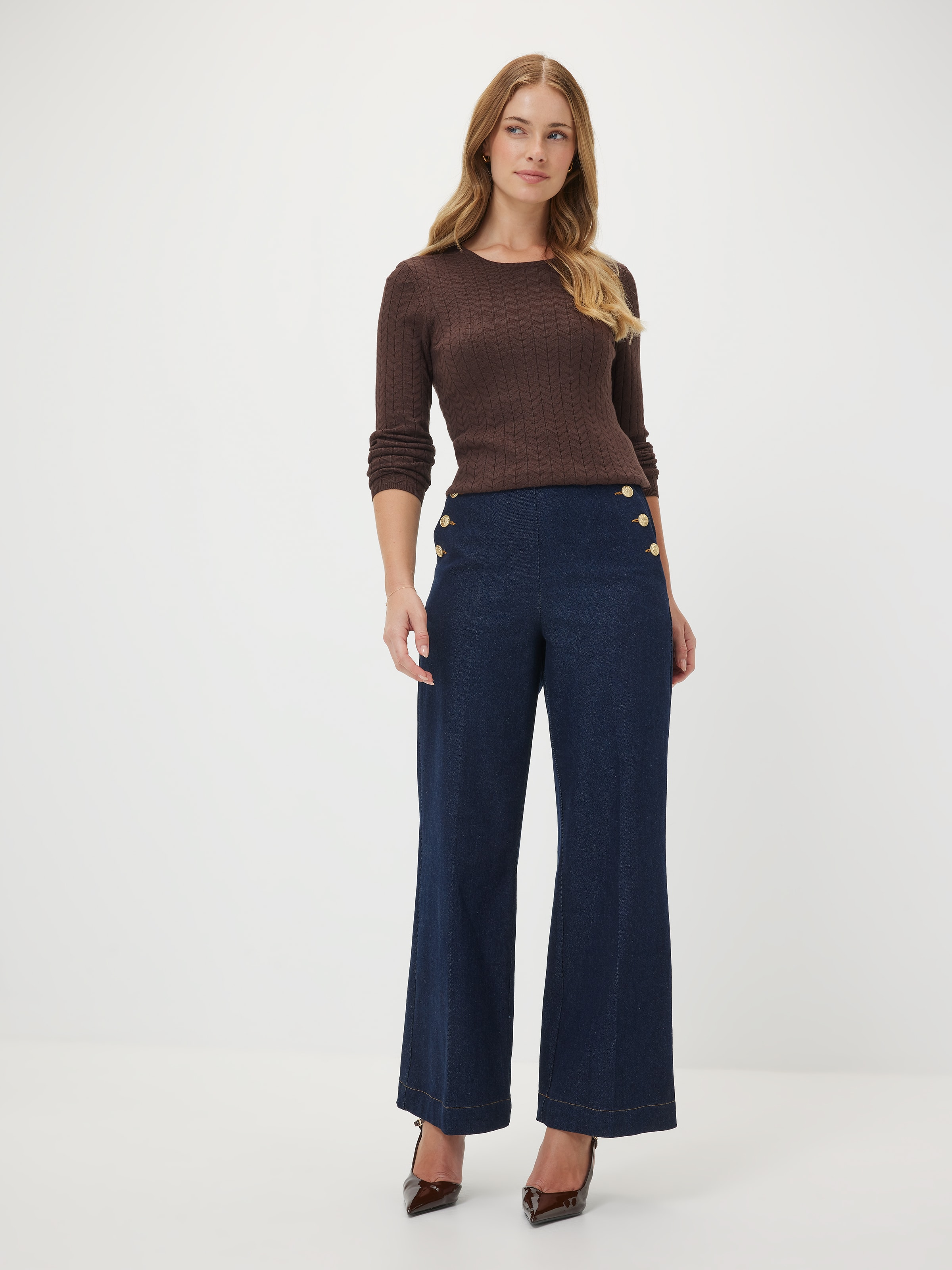 Helen Texture Long Sleeve Knit