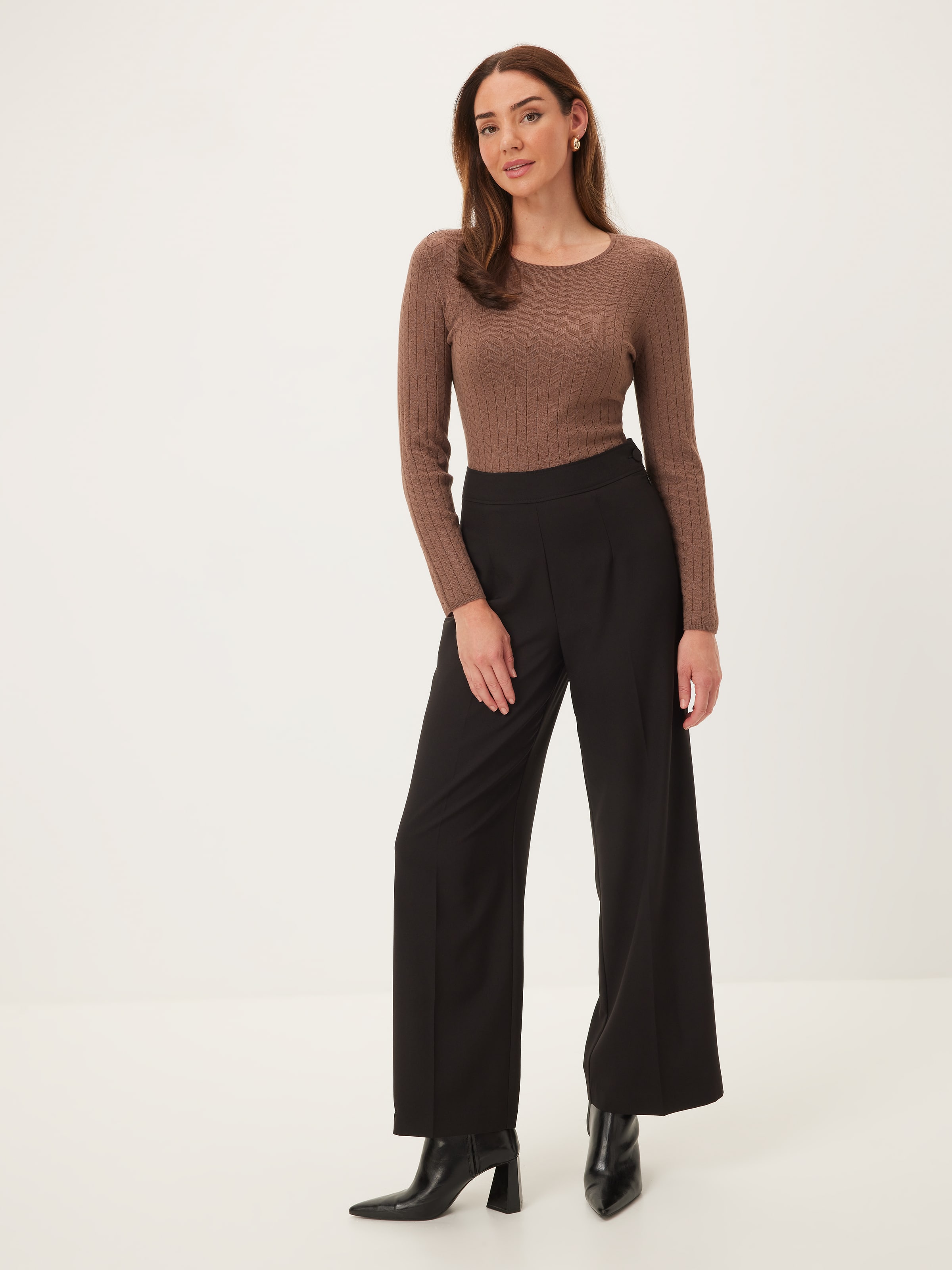 Helen Texture Long Sleeve Knit