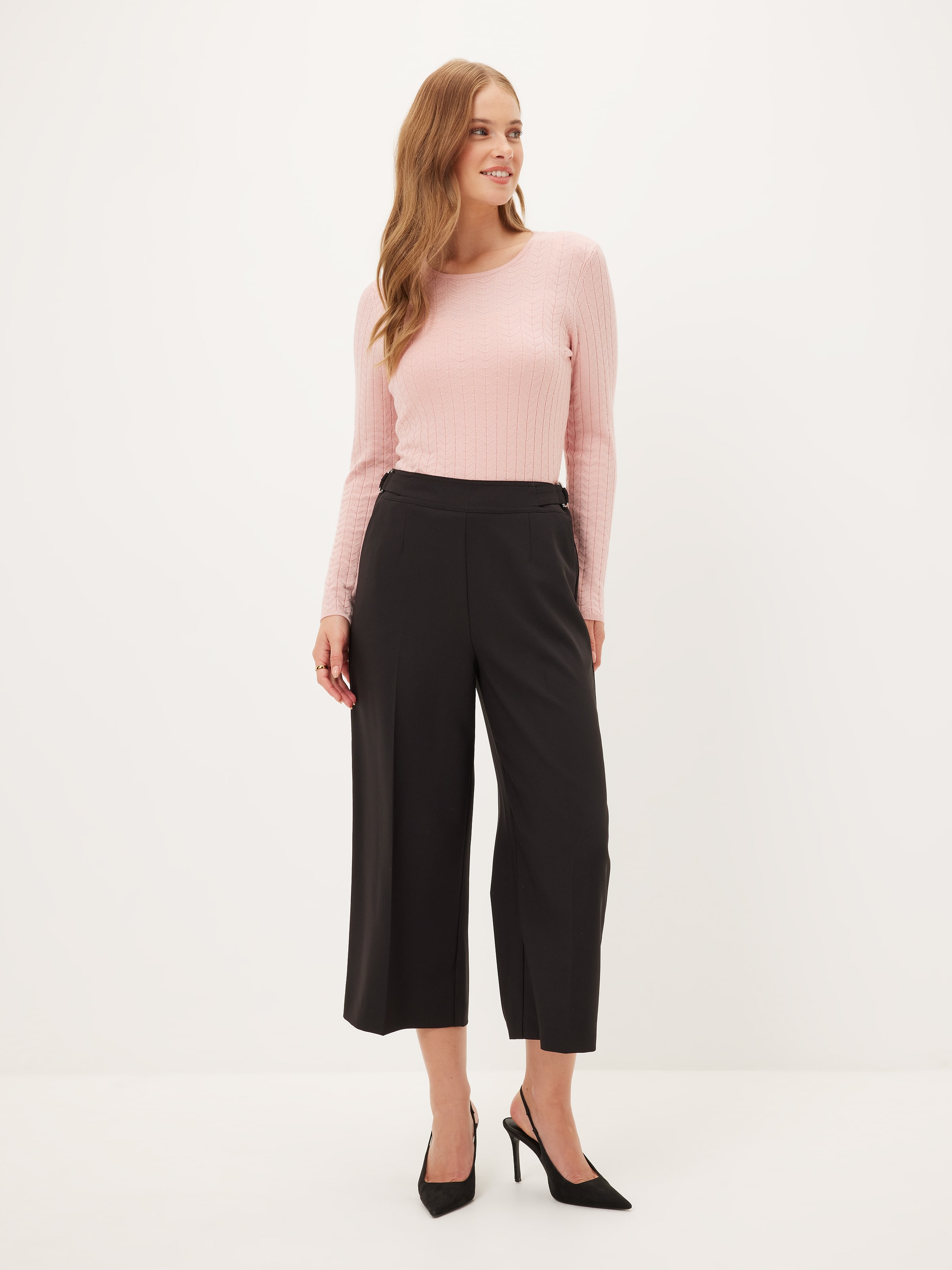 Helen Texture Long Sleeve Knit