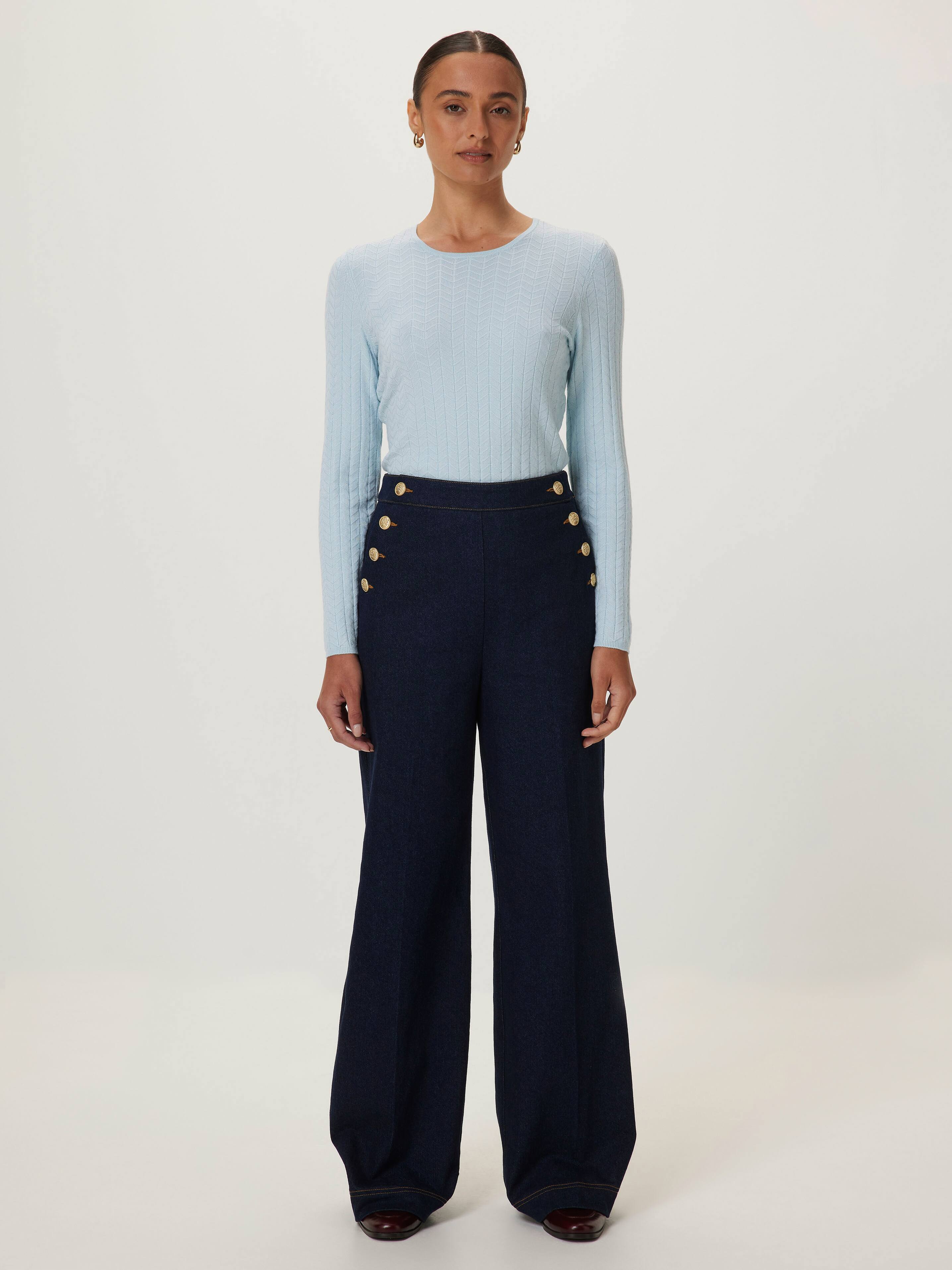 Helen Texture Long Sleeve Knit