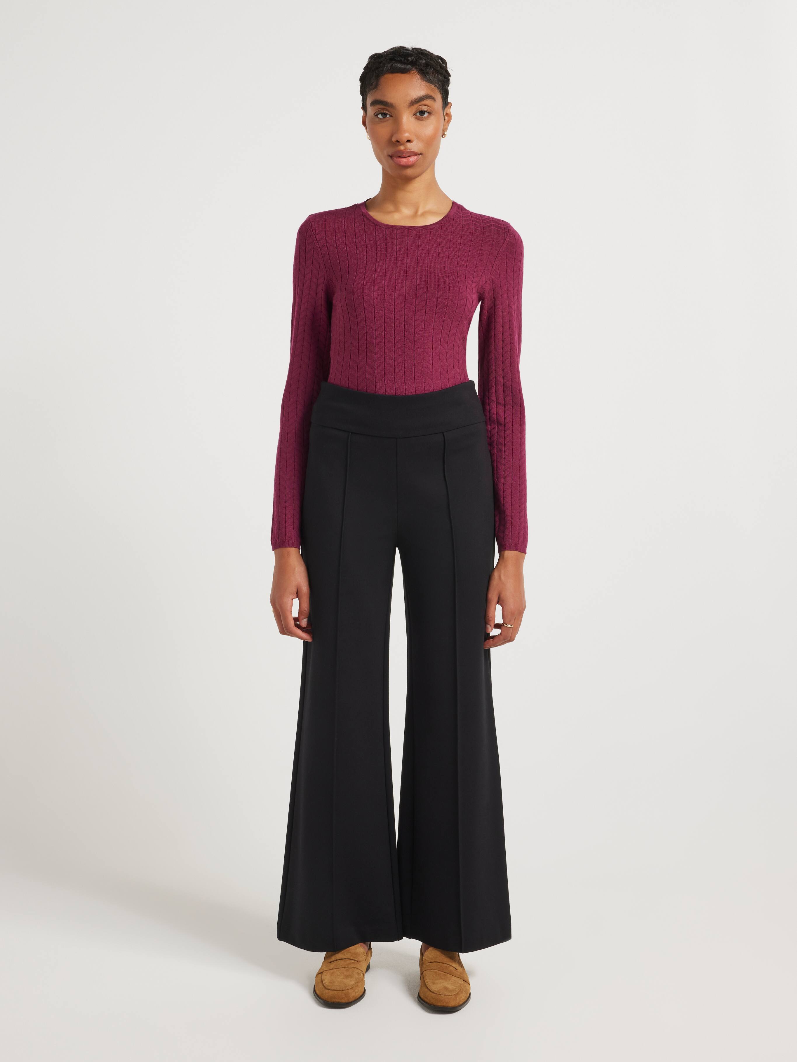 Helen Texture Long Sleeve Knit