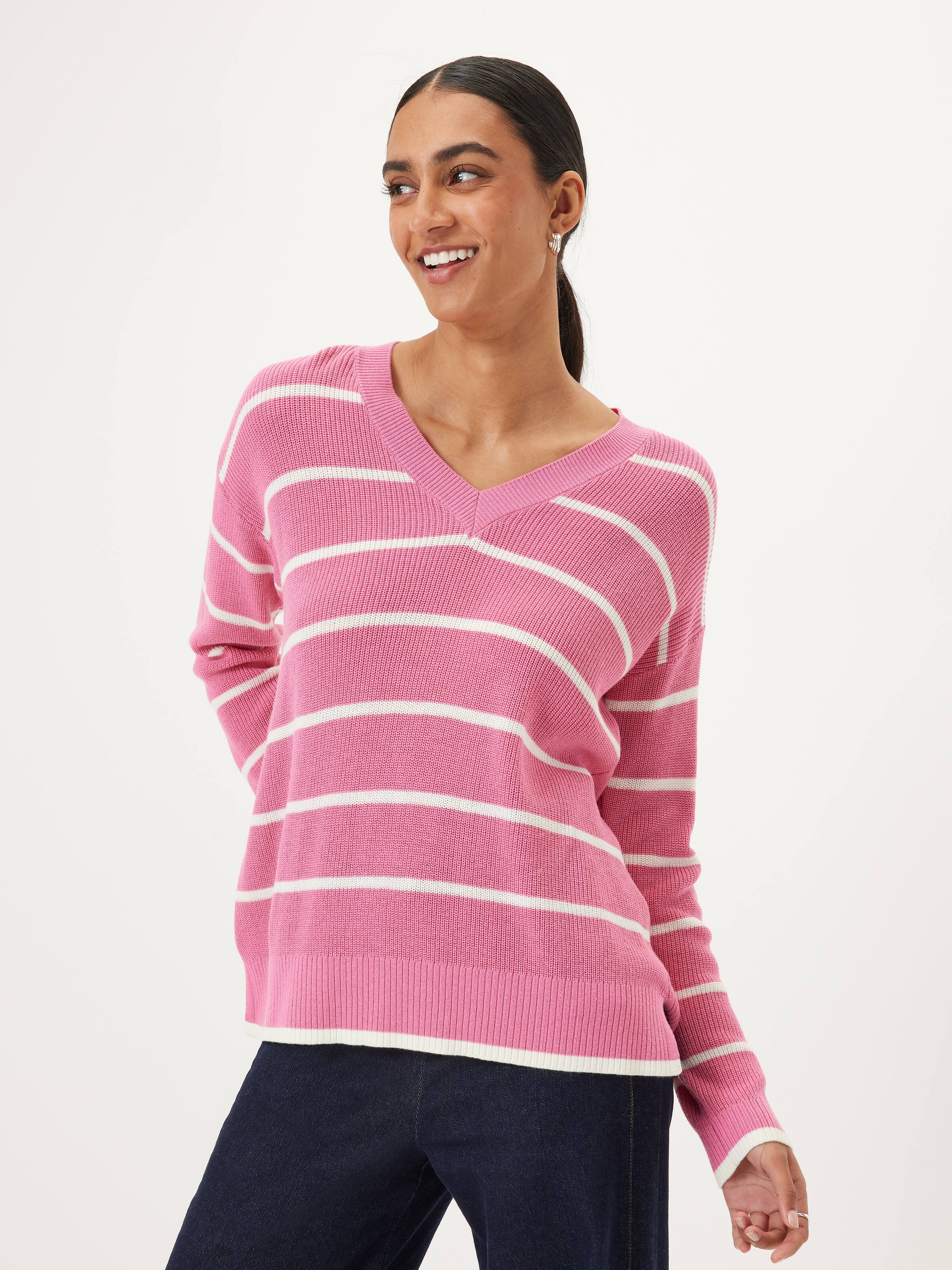 Layla Longline V Neck Knit