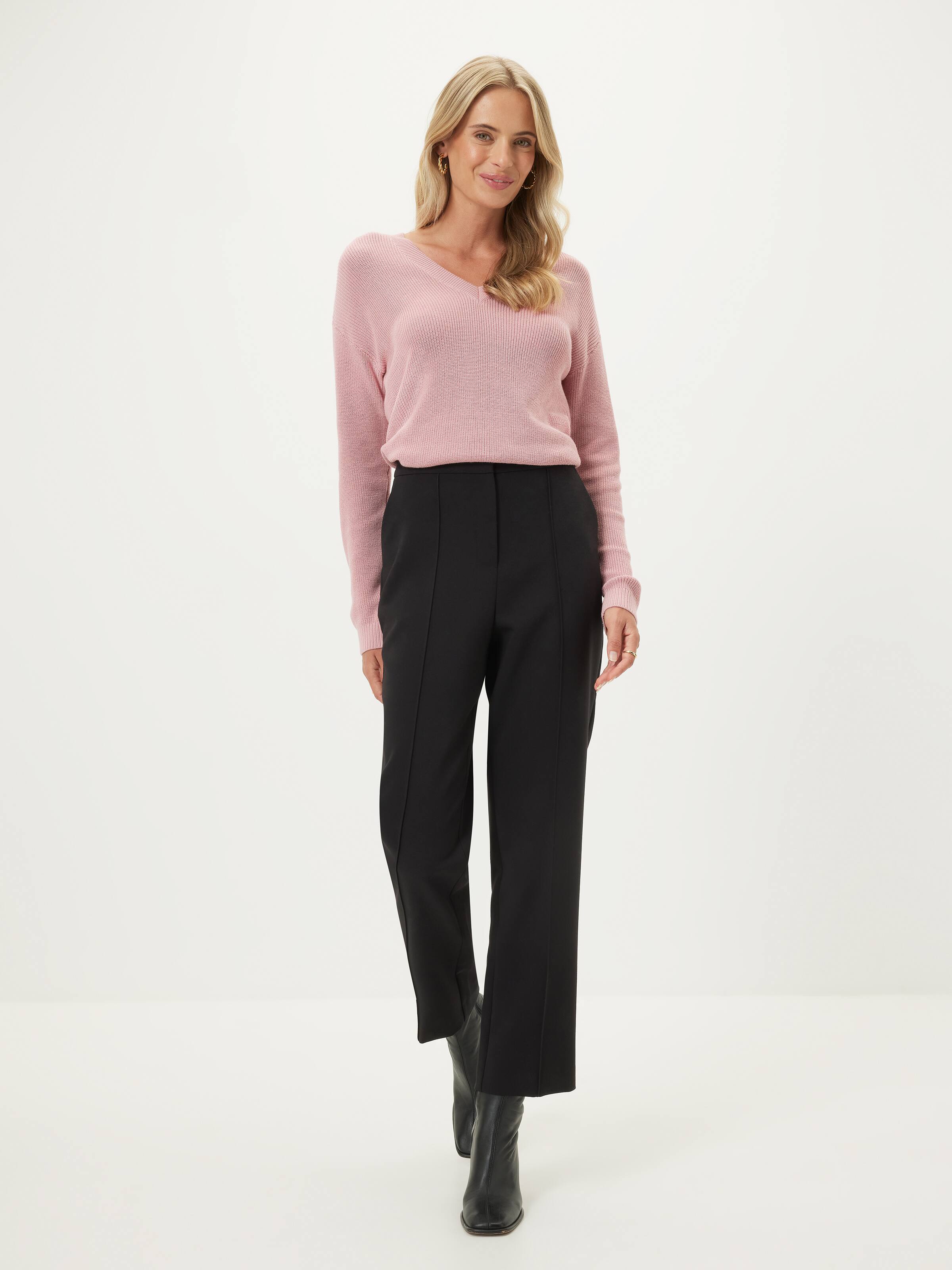 Layla Longline V Neck Knit