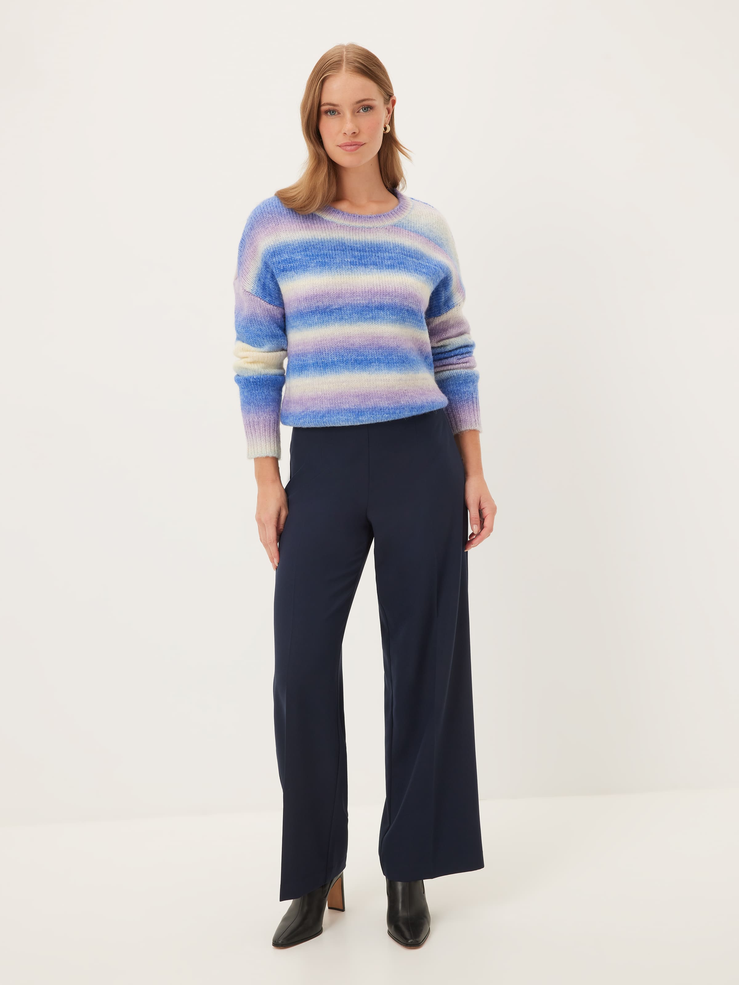 Ombre Stripe Knit Jumper