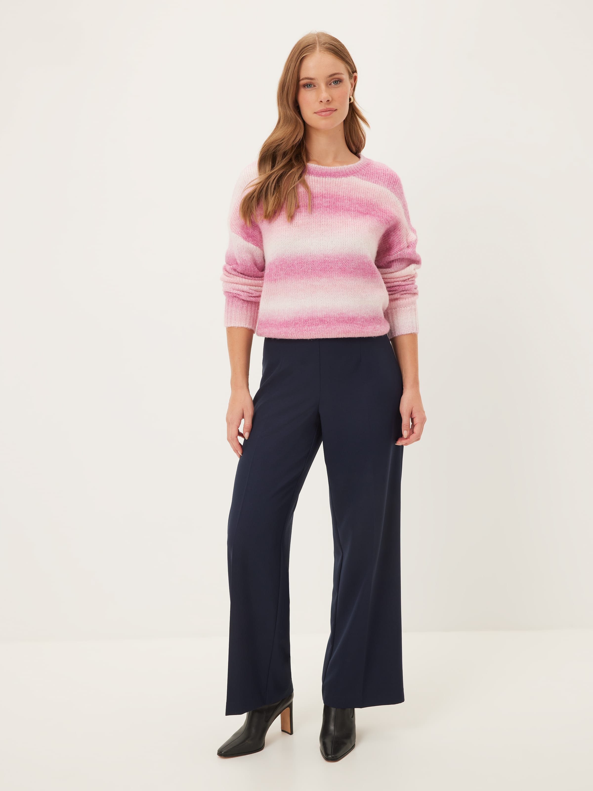 Ombre Stripe Knit Jumper