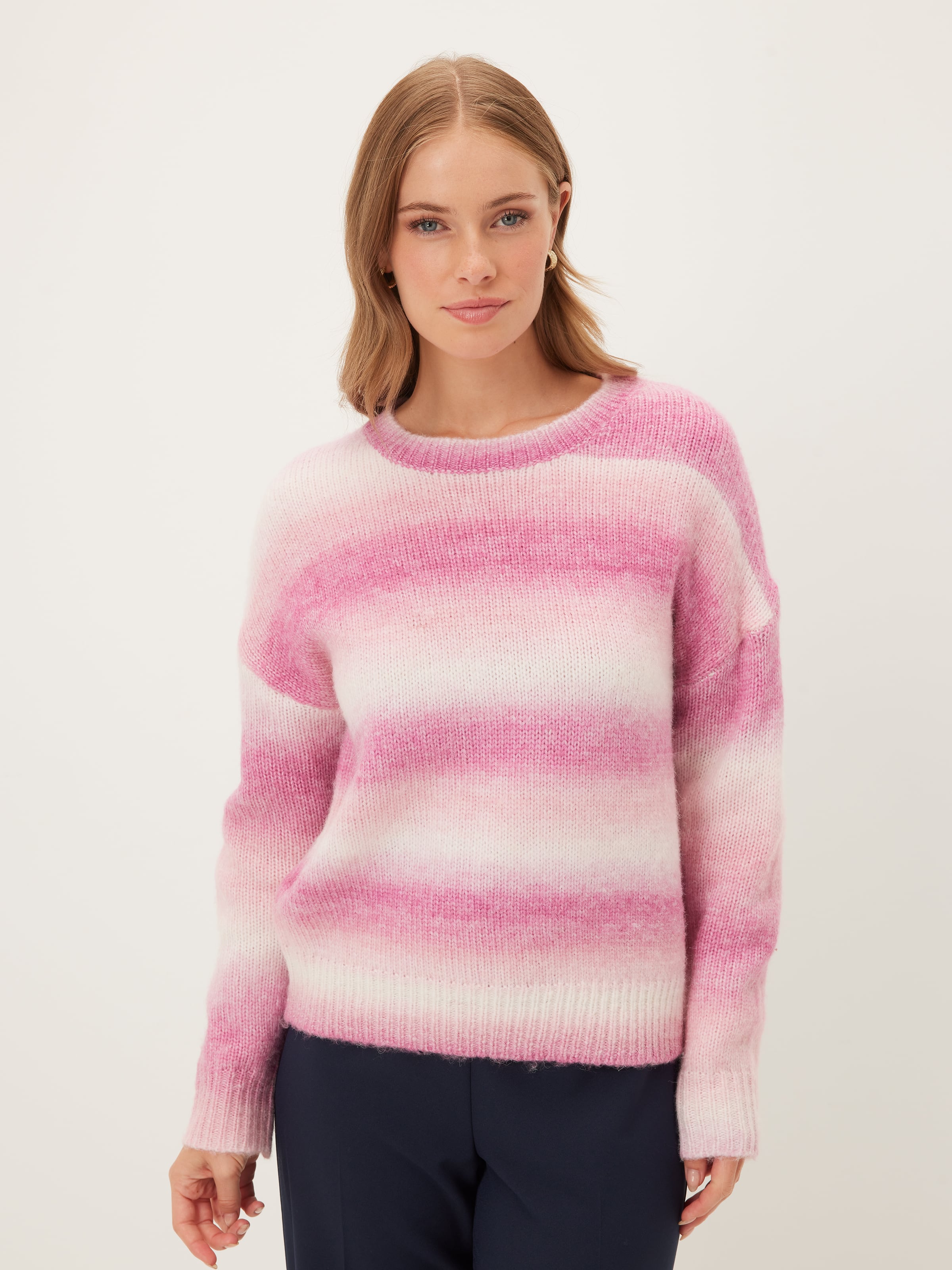 Ombre Stripe Knit Jumper