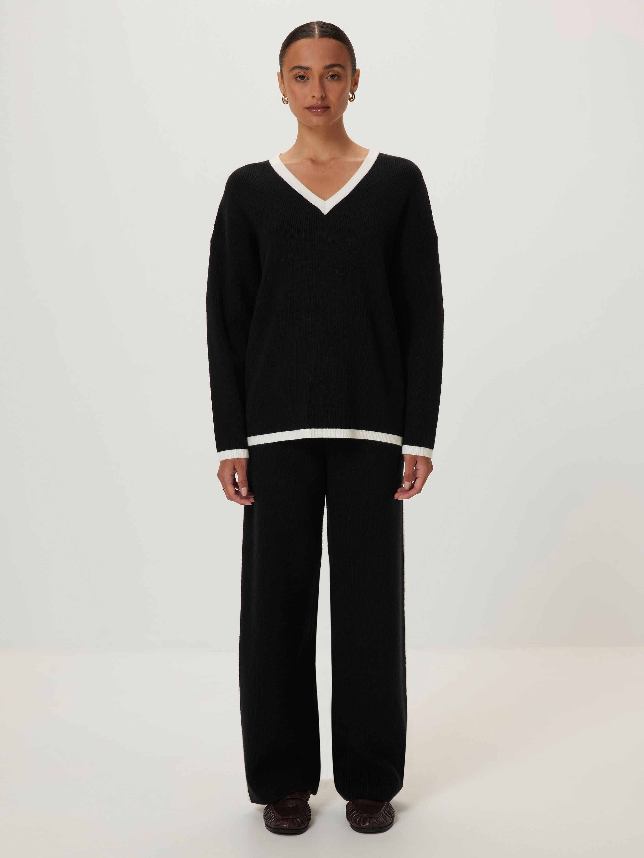 Cammie Contrast Knit Pant