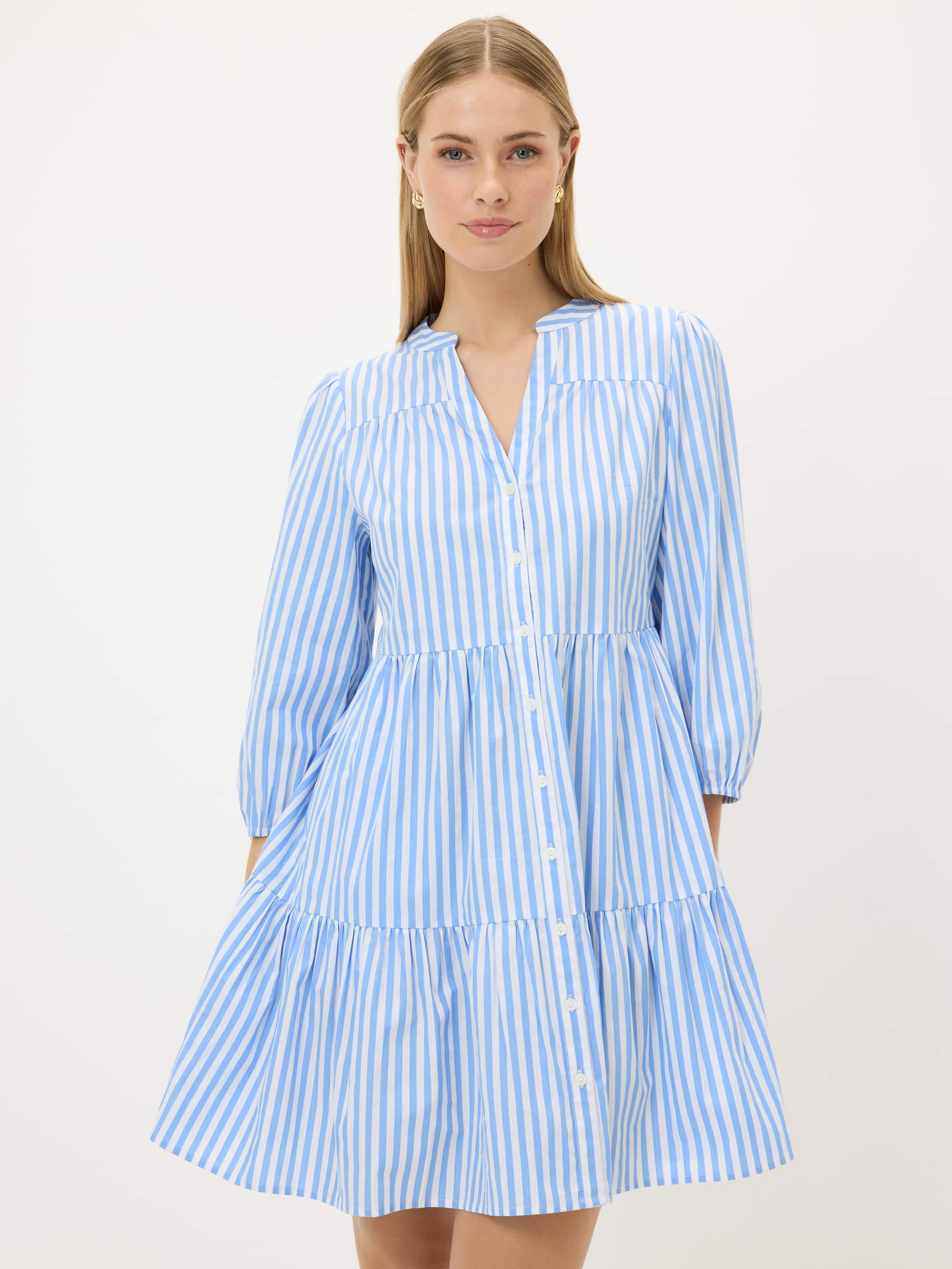 Ellie Tiered Shirt Dress