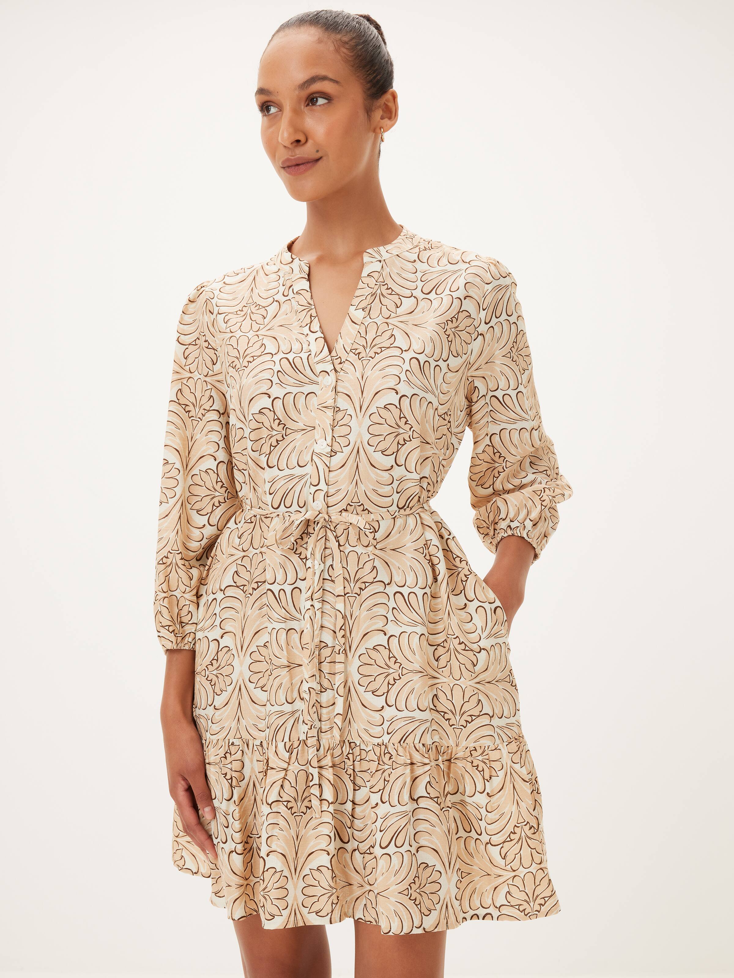 Ellen Long Sleeve Shirt Dress