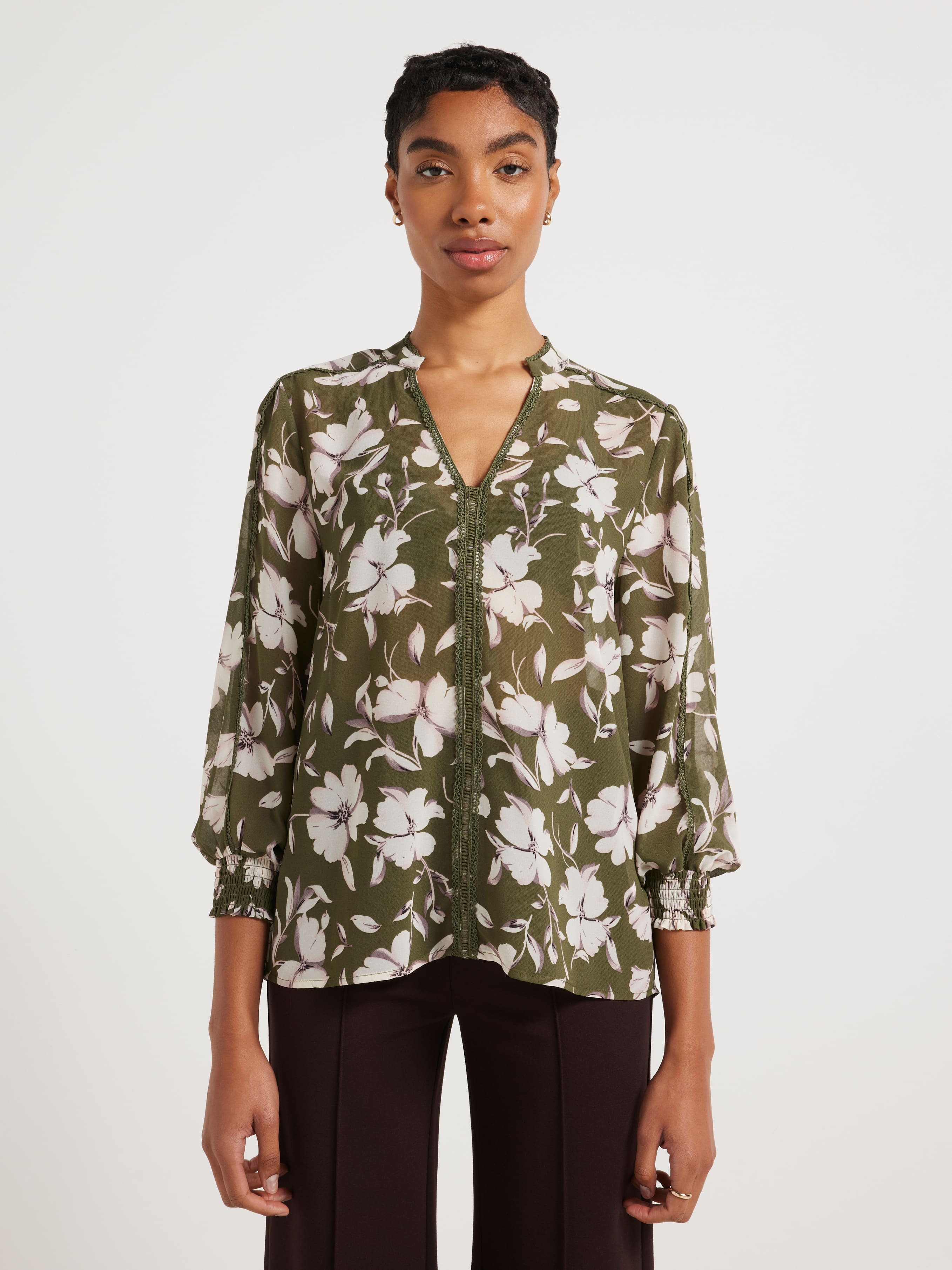 Vanessa V Neck Blouse