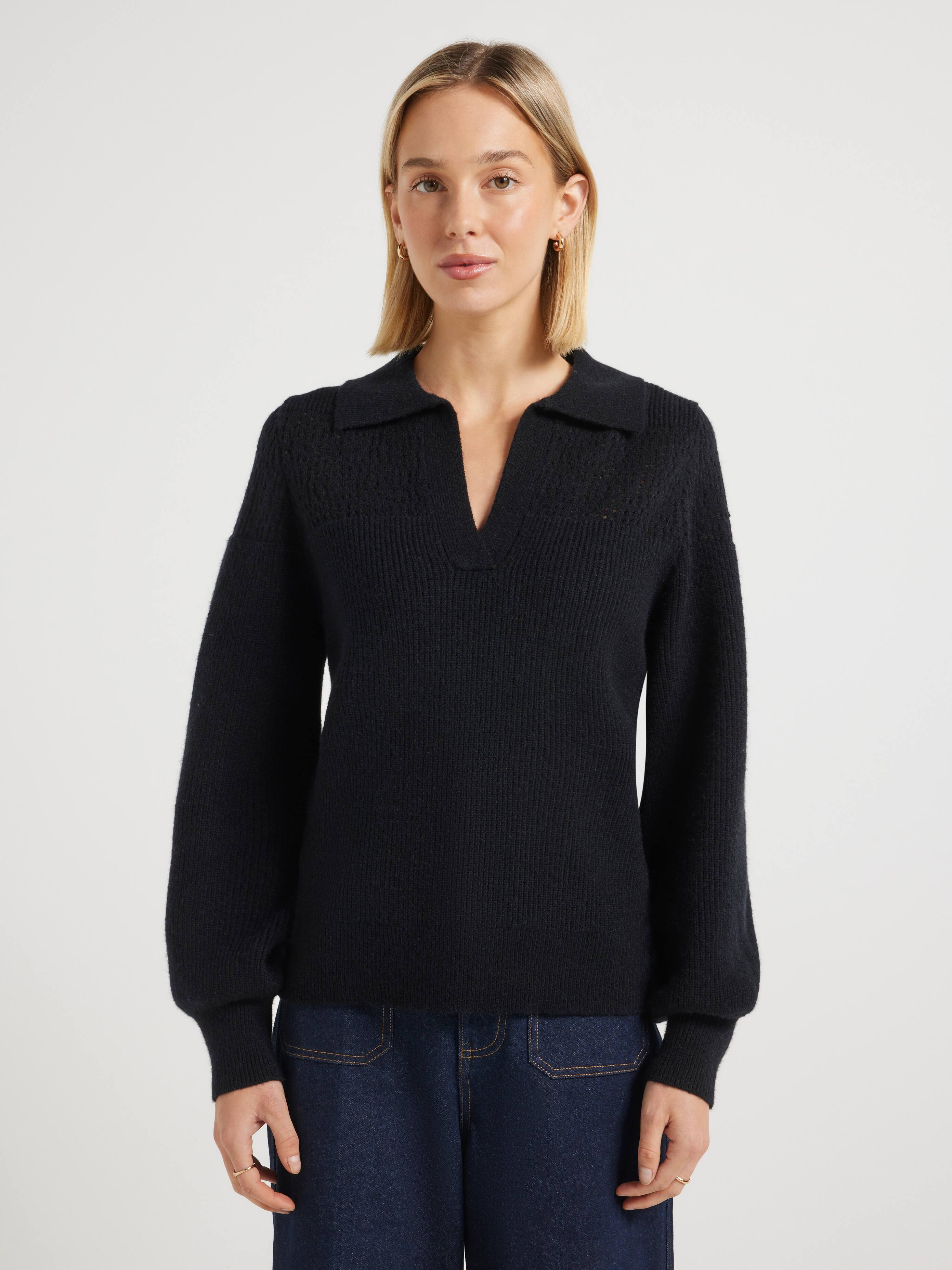 Sutton Crochet Shoulder Jumper