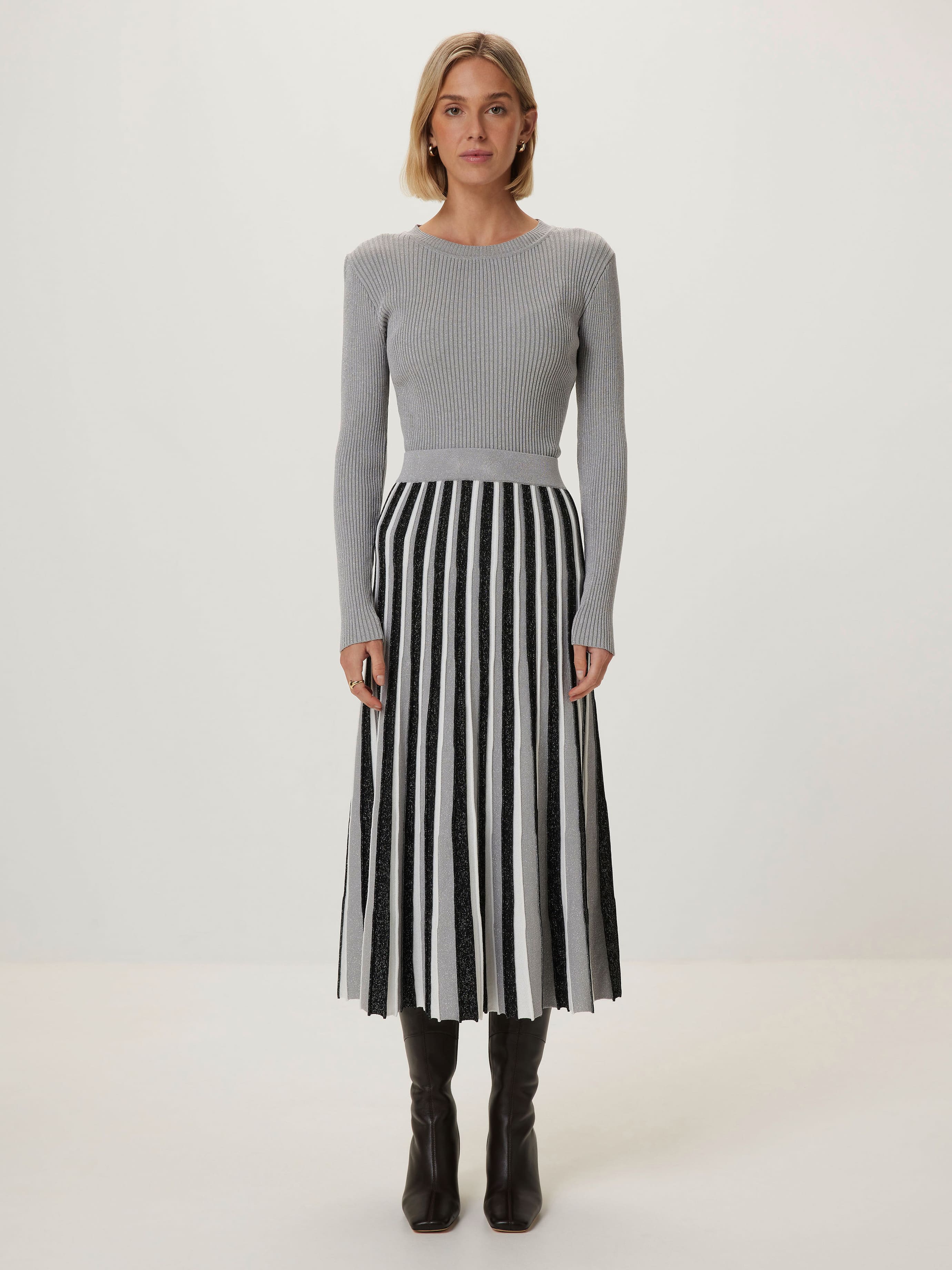 Lurex Savanna Long Sleeve Knit